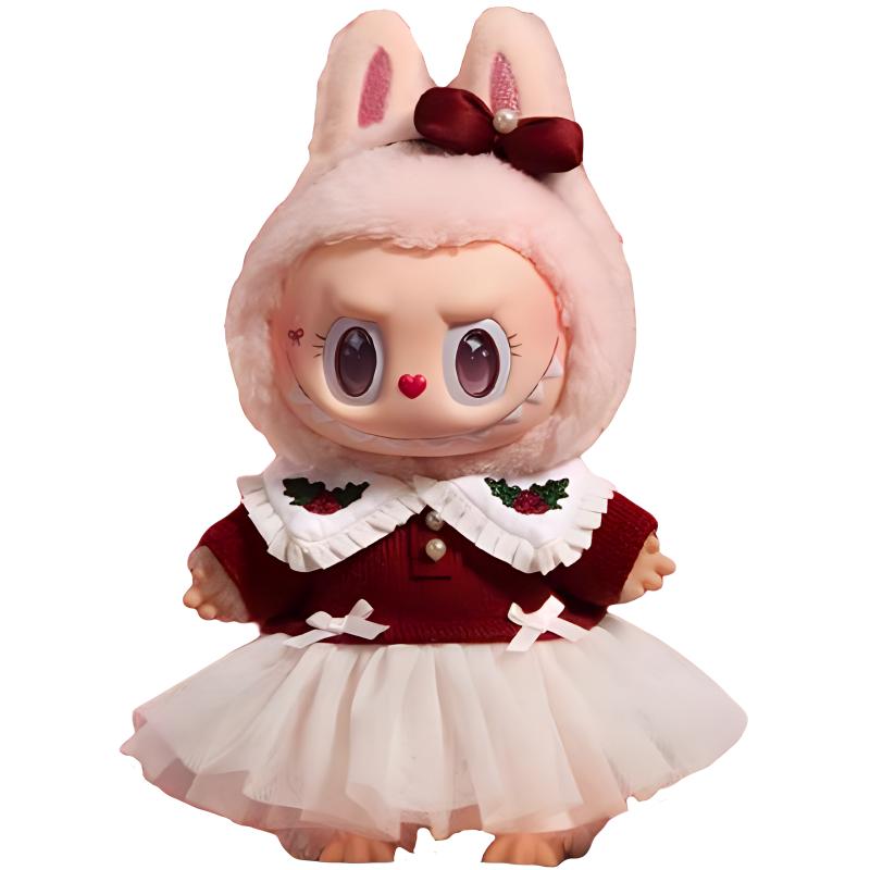 POP MART Labubu Shimmering Fairy Tale Collection MOKOKO Christmas Rubber Plush Trendy Figures 18cm - متجر KICKSOWN