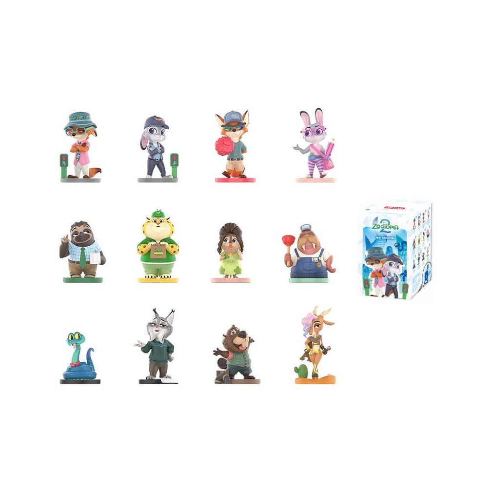 POPMART Zootopia: De Gek Vervolg Serie Disney Figuur Blind Vak