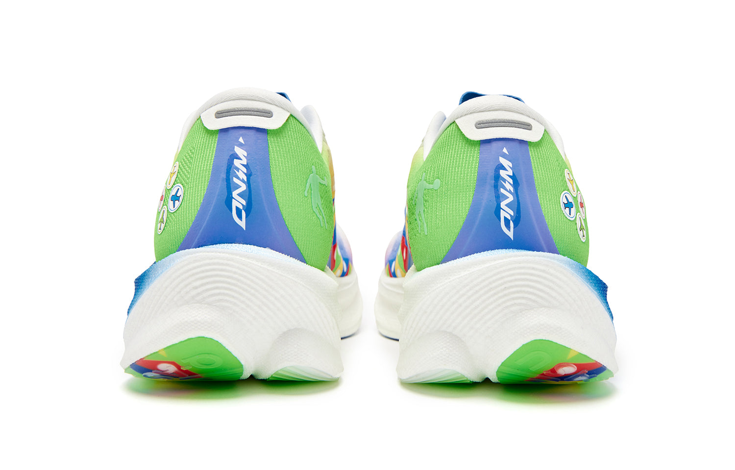 QIAODAN Wind-Running 3.0 'Jordan White Neon Green' | Running Shoes