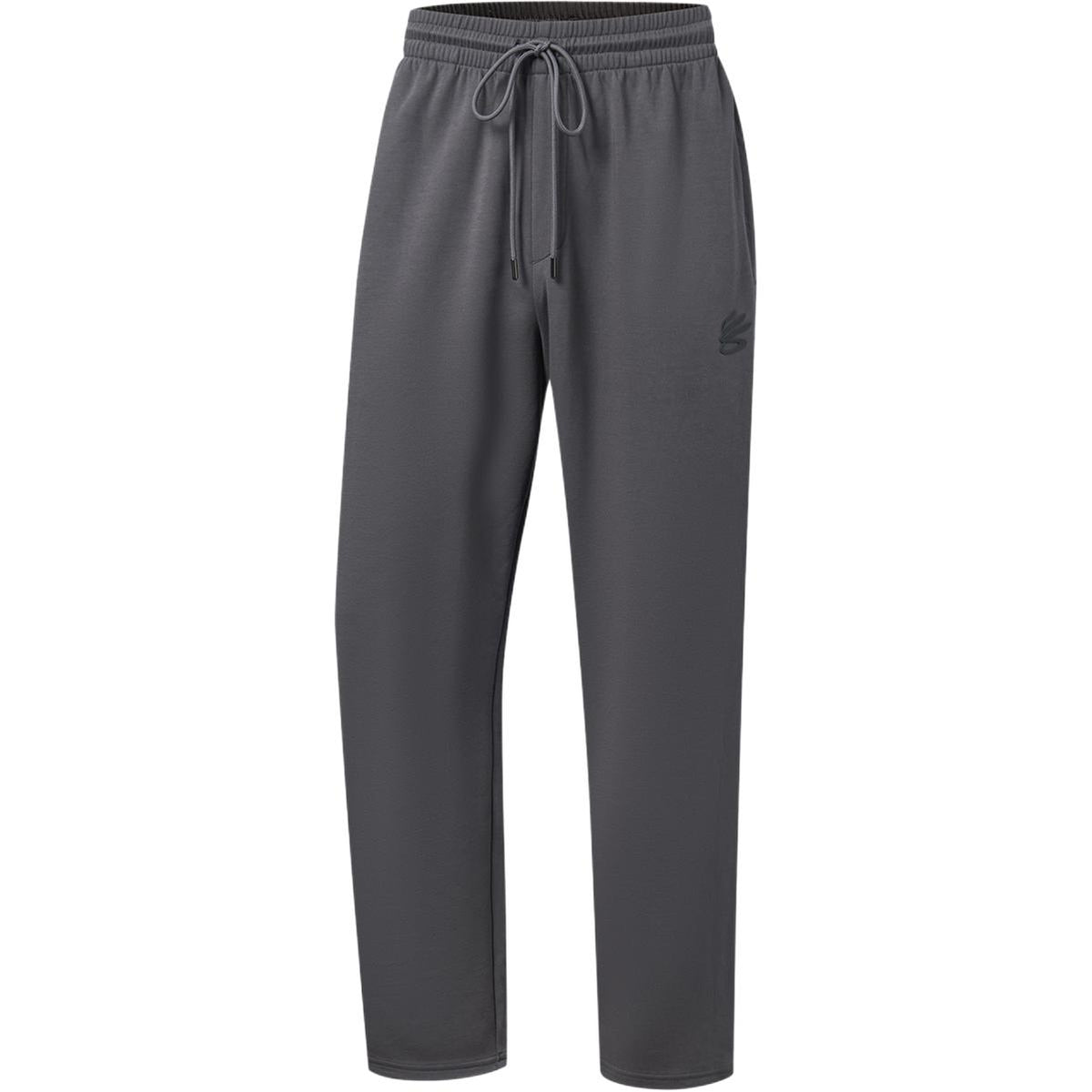Li Ning Curry China Collection Casual Pants Men's Meteorite Gray Moderate Straight Fit Pants