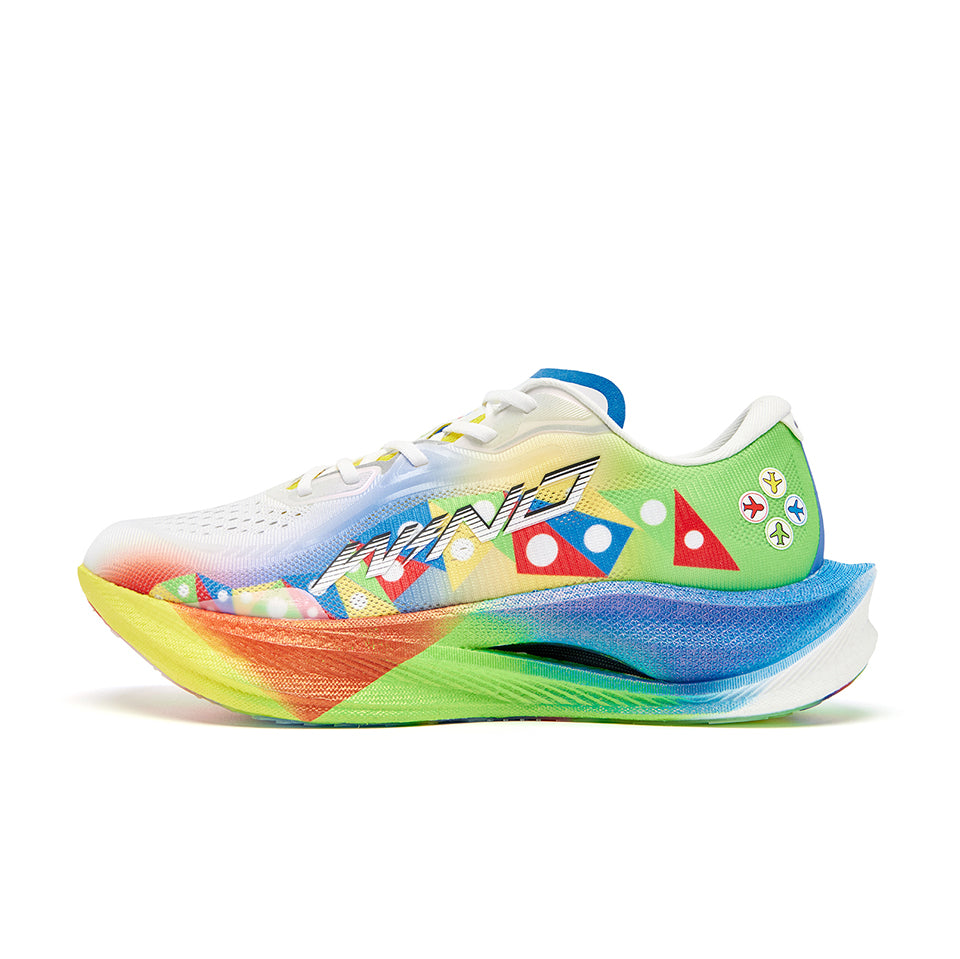QIAODAN Wind-Running 3.0 'Jordan White Neon Green' | Running Shoes