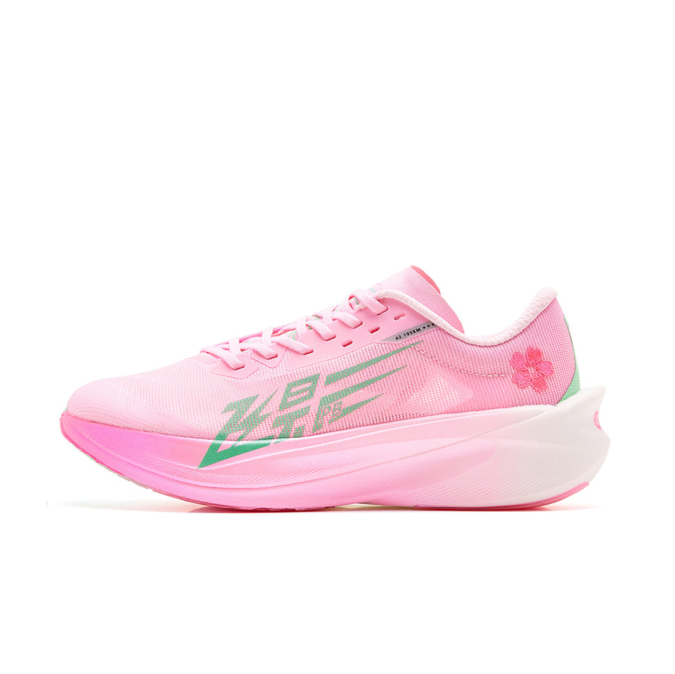 QIAODAN Feiying PB4.0 Hardloopschoenen 'Cherry Blossom Pink Aurora Green'
