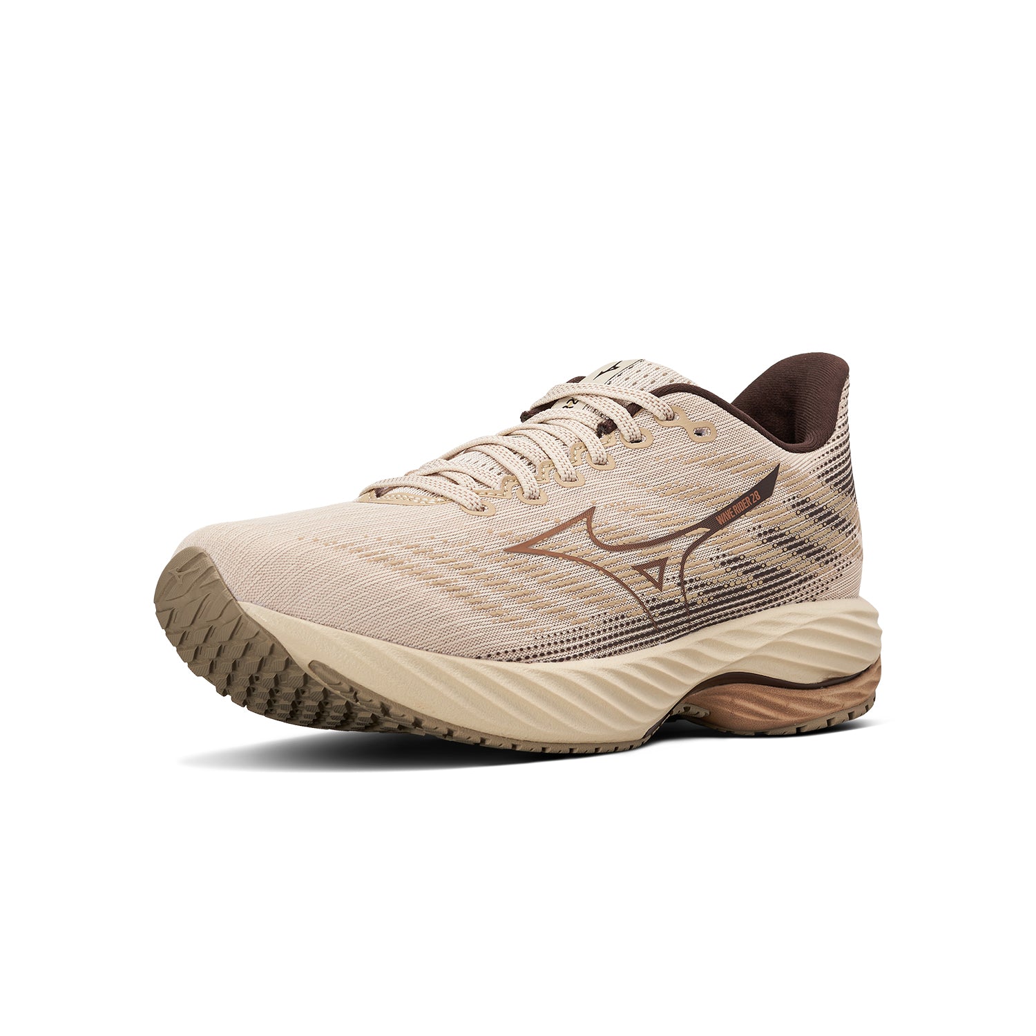 Mizuno Wave Rider 28 'Beige Brown' | Running Shoes