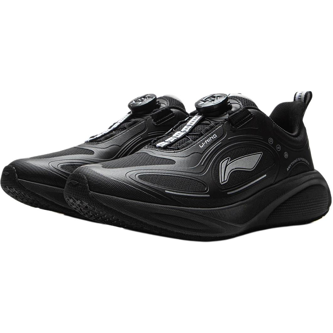 LiNing Young Running Shoes 'Dark Black' 「Kids」