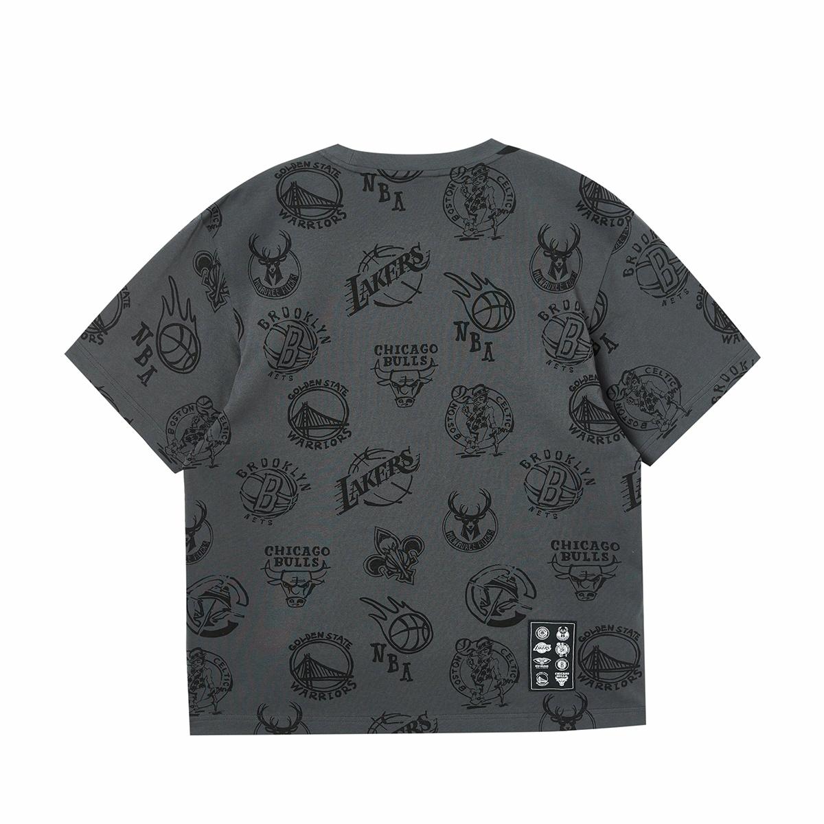 JACK JONES x NBA Unisex Crew Neck Short-Sleeve T-Shirt