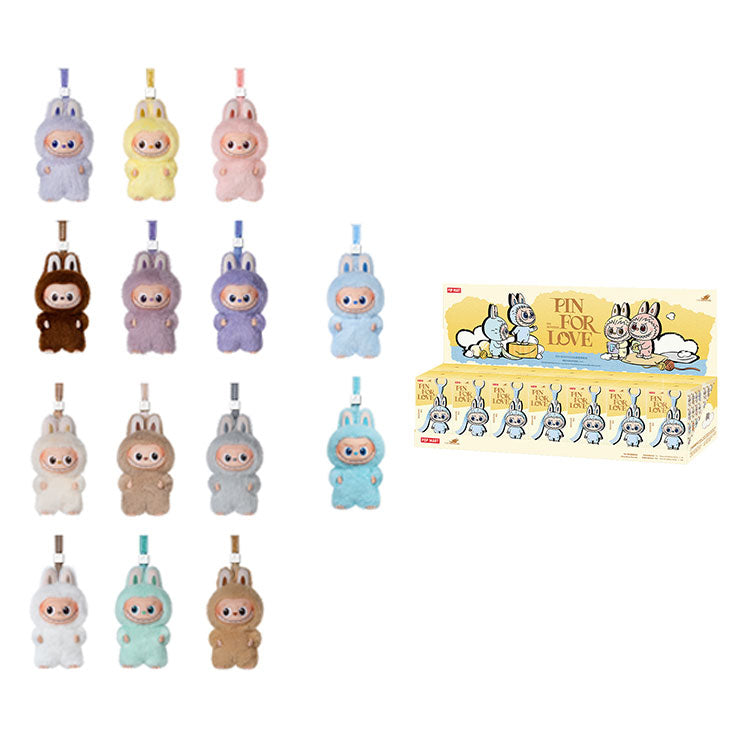 POP MART THE MONSTERS Labubu Pin for Love Series-VinylPlush Pendant Blind Box