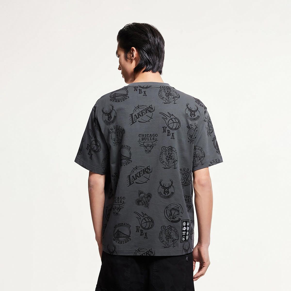 JACK JONES x NBA Unisex Crew Neck Short-Sleeve T-Shirt