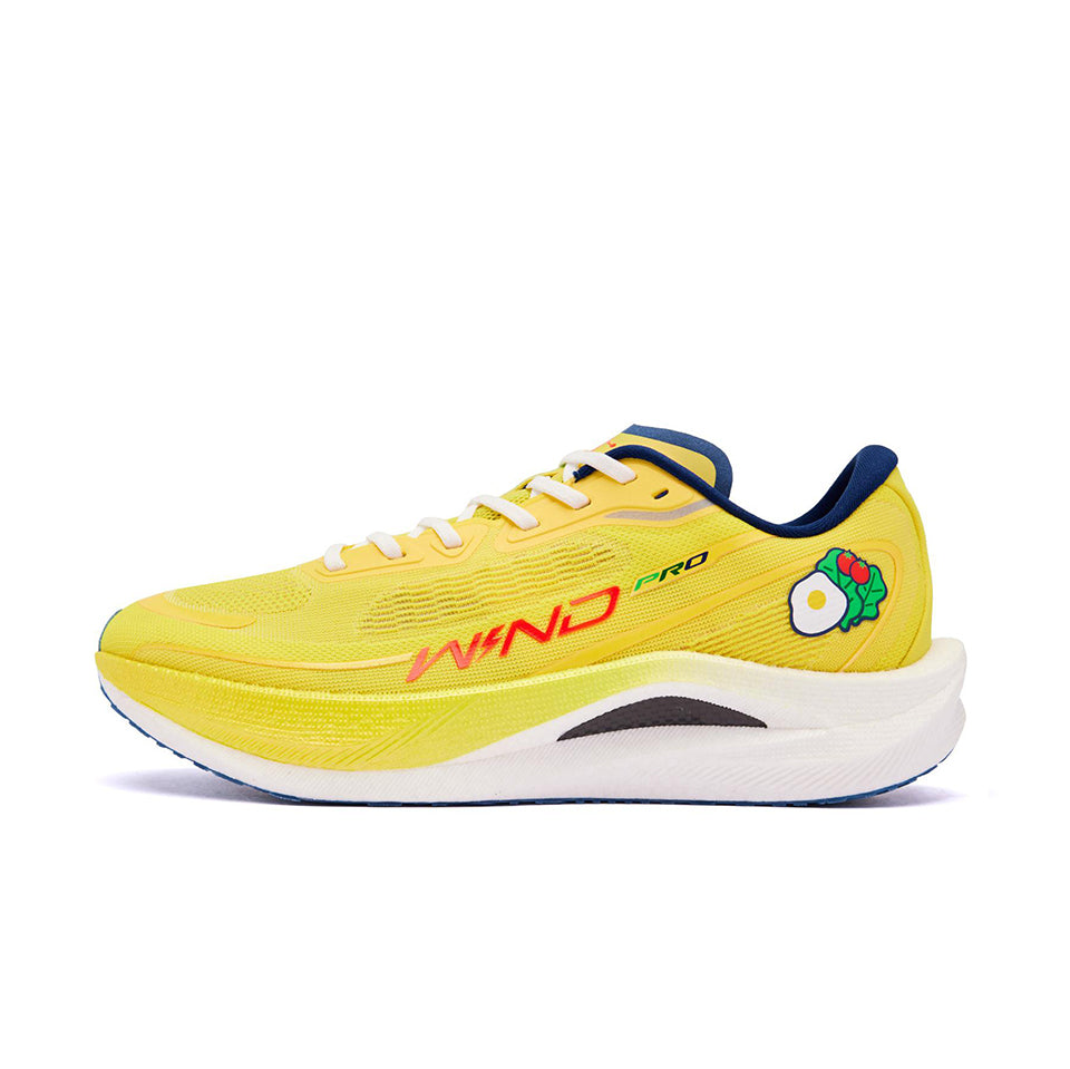 QIAODAN Wind-Running 2.0 PRO chaussures de running 'Sunlight Jaune Midnight Bleu'