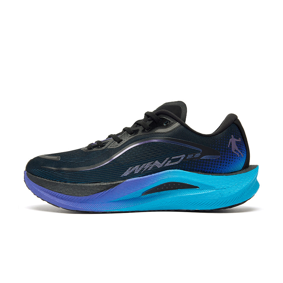QIAODAN Wind-Running 2.0 chaussures de running 'Noir Violet'