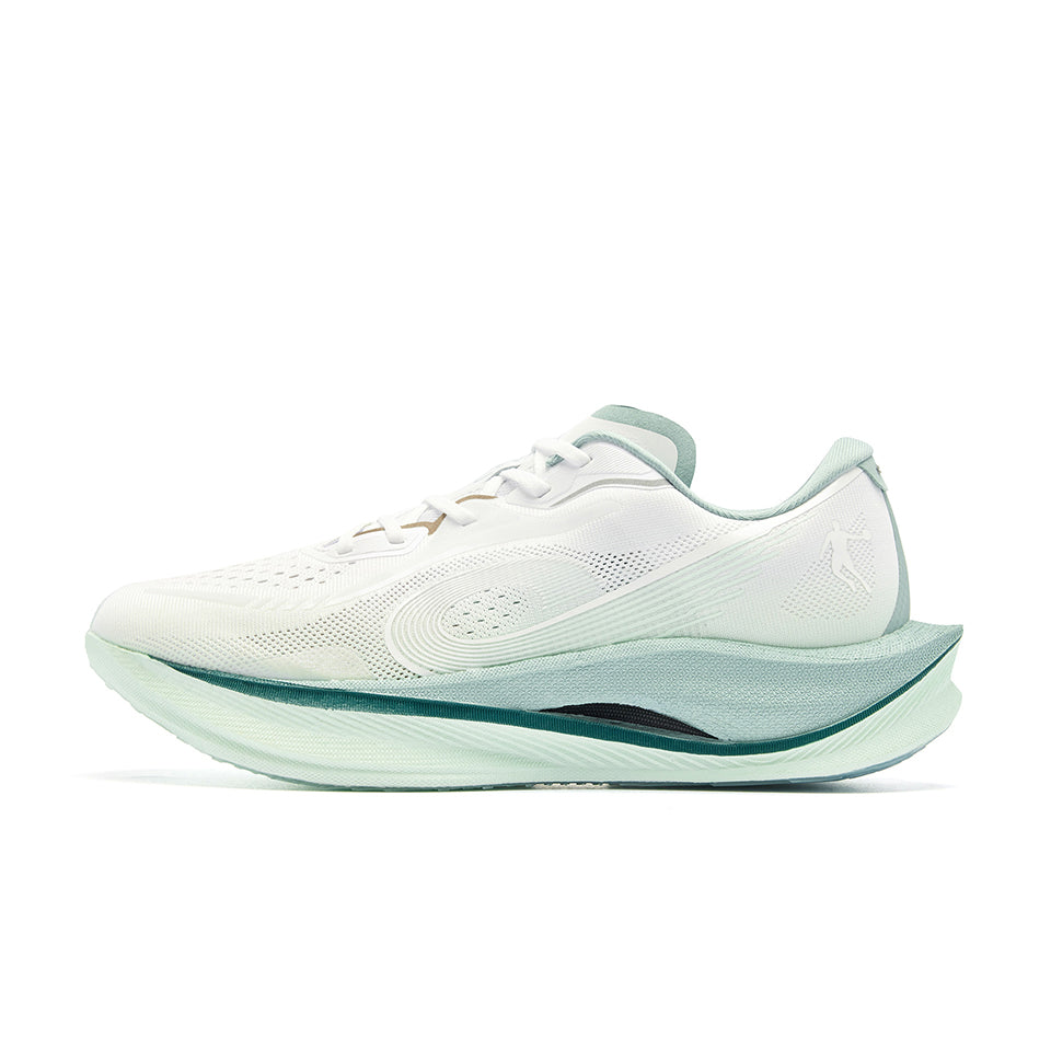 QIAODAN Wind-Running 3.0 'Jordan White Snow Mist Green' | Running Shoes