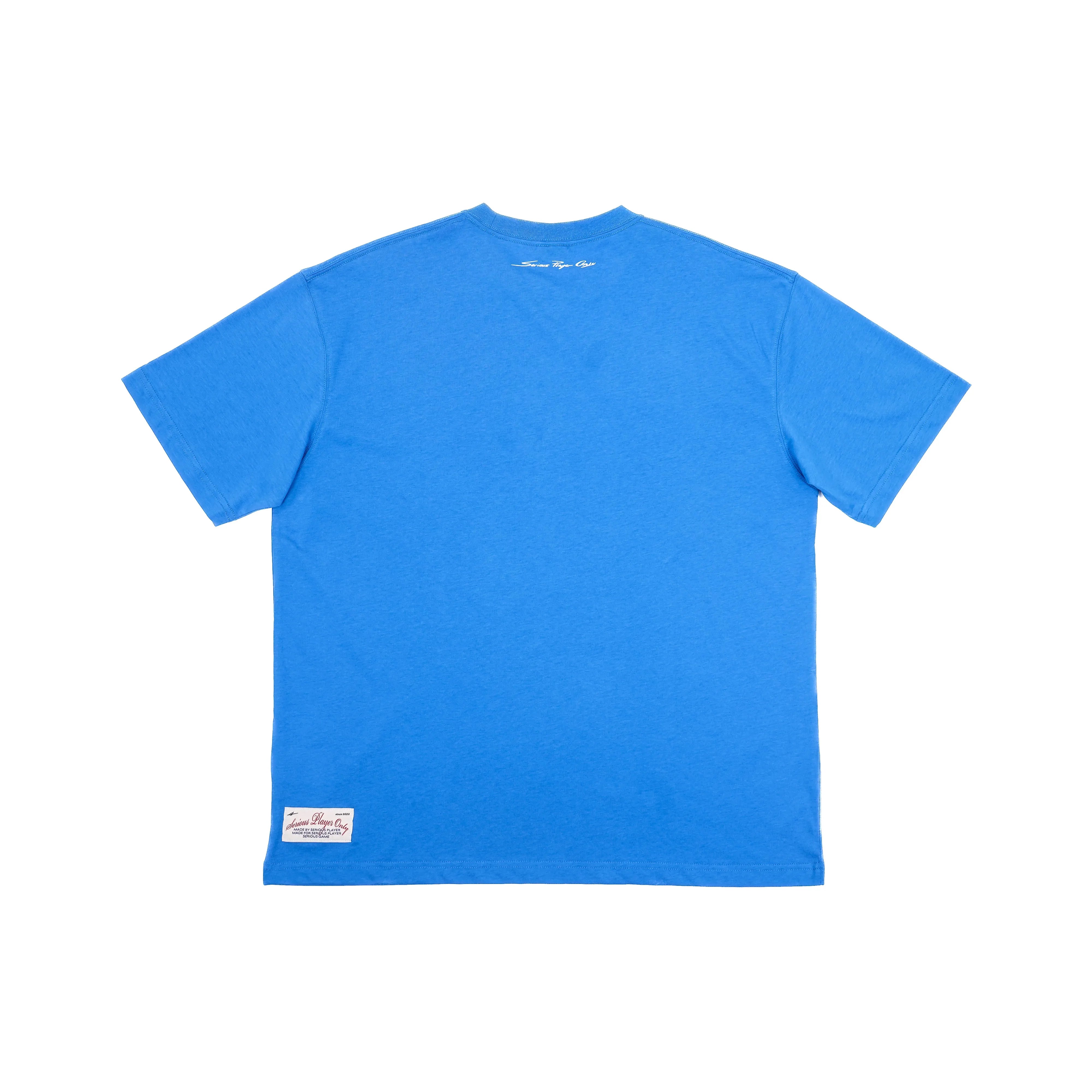 Serious Player Only Everyday Oversize Cut Short Sleeves Tee Kaizen Blue