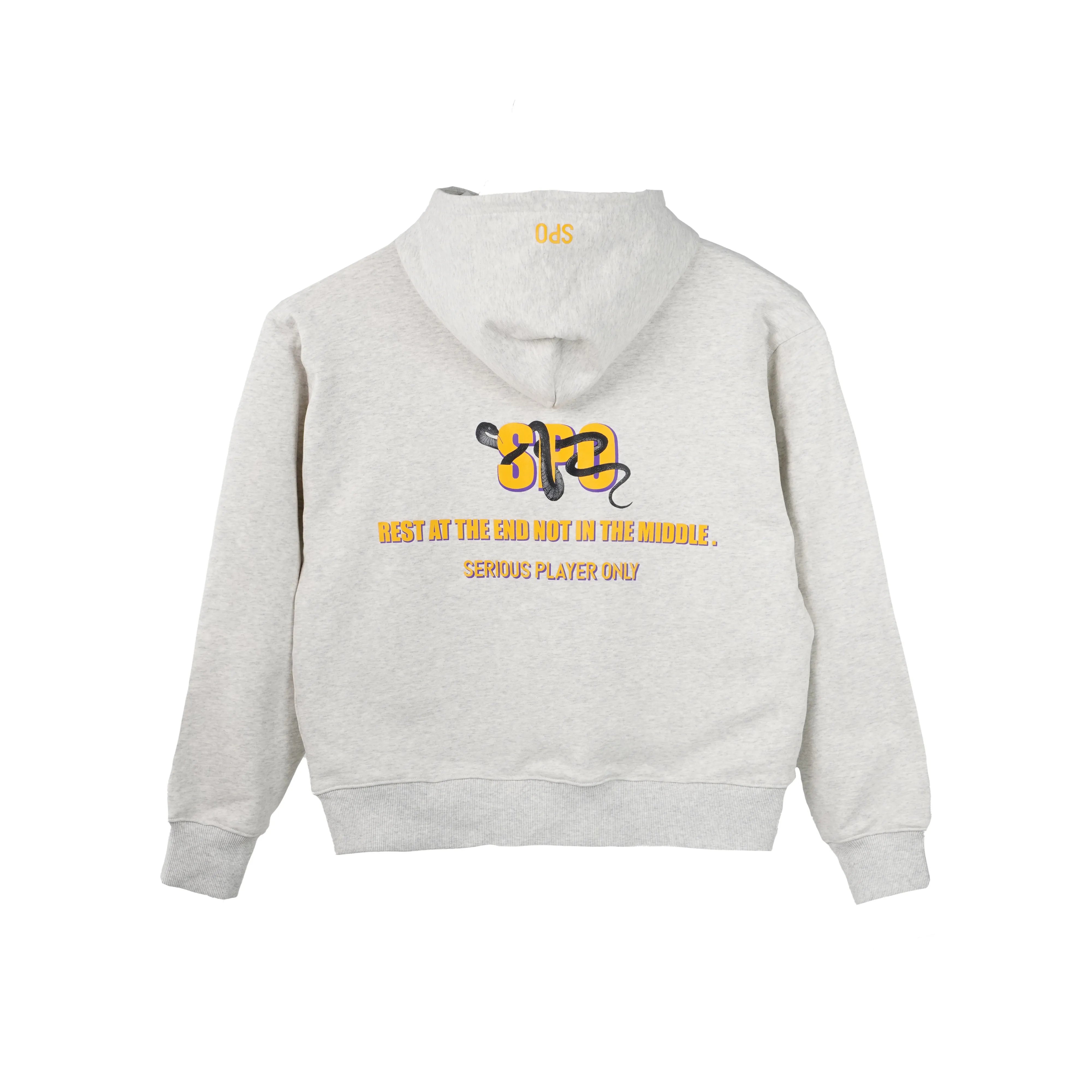 Serious Player Only Zip Up Hoodie-Brand-BLACK MAMBA