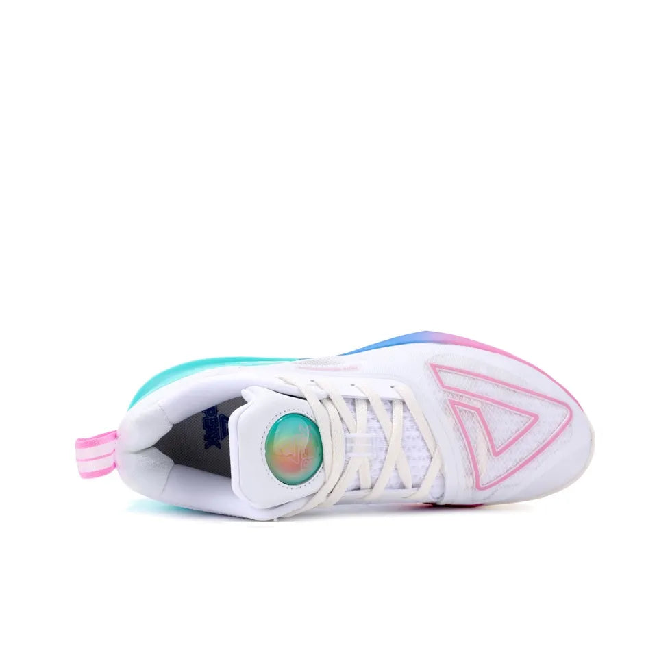 Peak Taichi Surging Big Triangle 3.0 'White Pink Blue' - Kicksown store