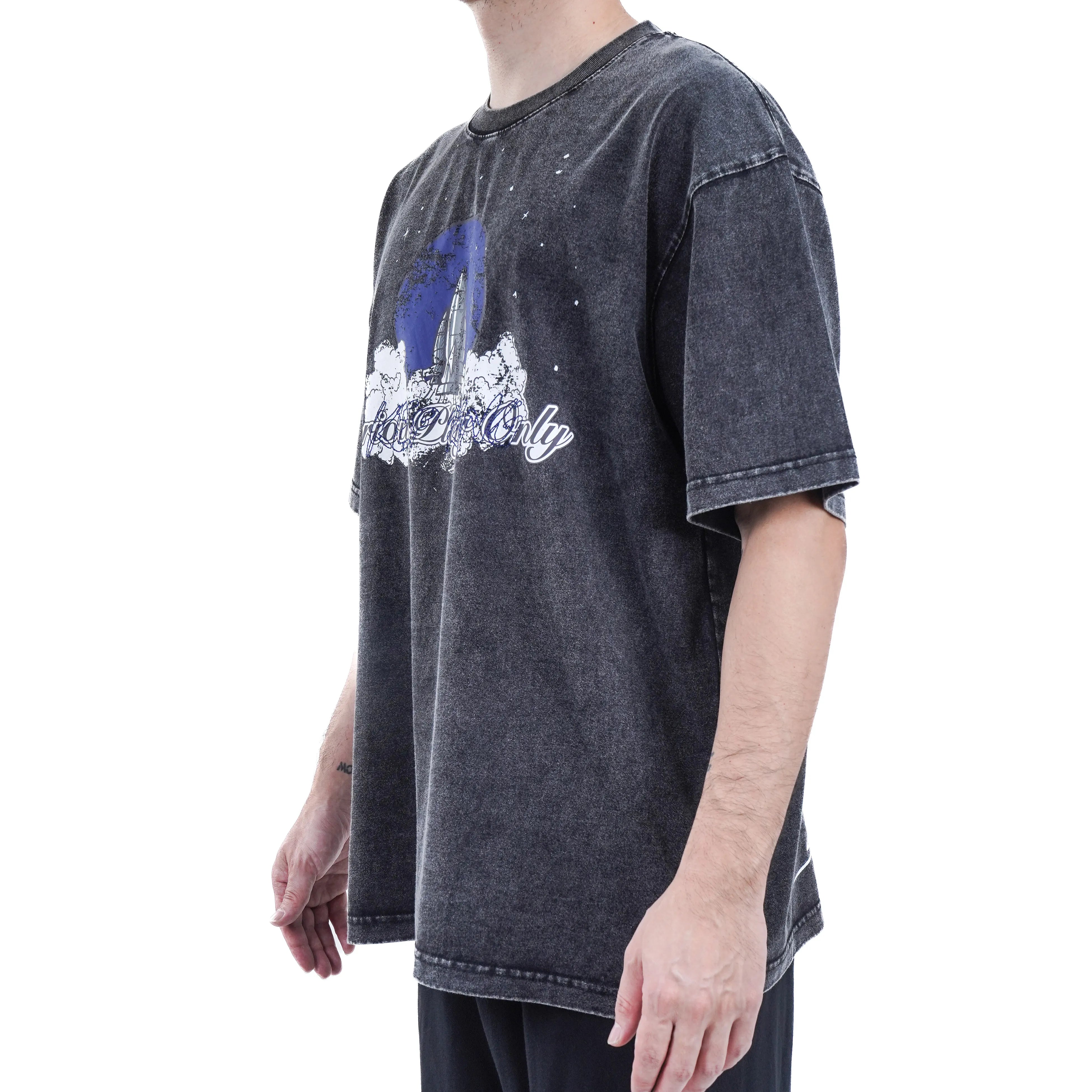 Serious Player Only ALLDAY DryLite Oversize Cut T-shirt KR Edition Washed Black