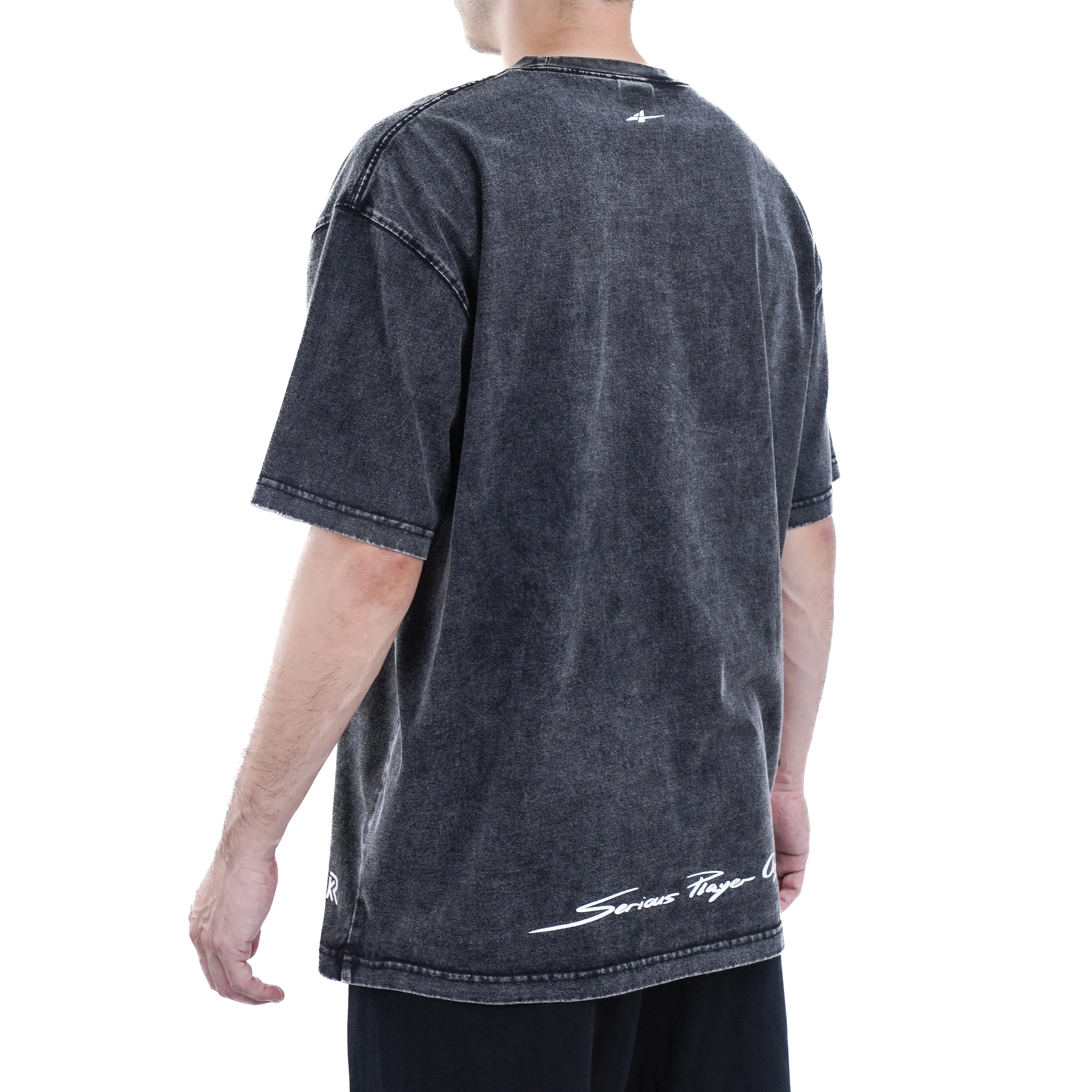 Serious Player Only ALLDAY DryLite Oversize Cut T-shirt KR Edition Washed Black