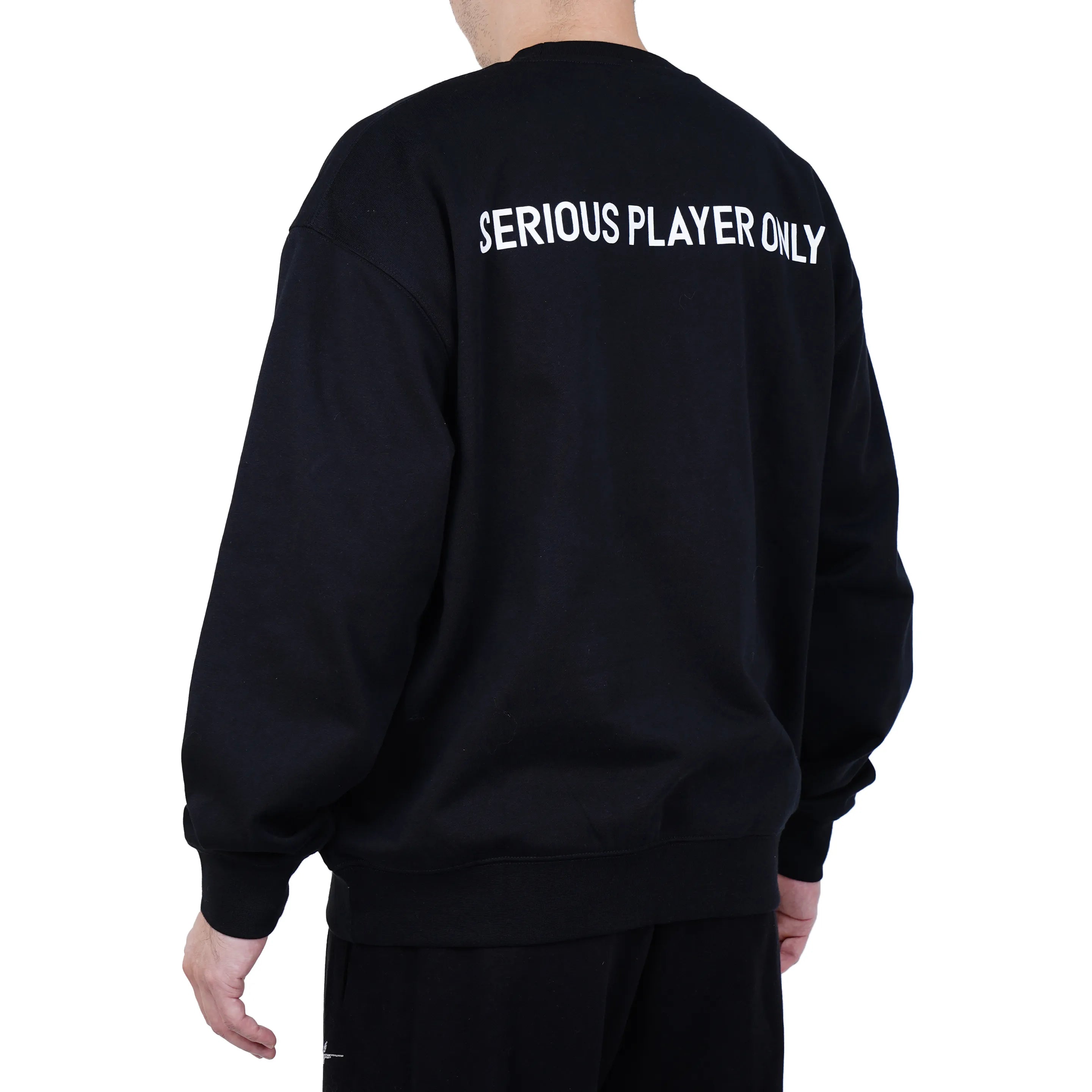Serious Player Only x KR Pullover Sweatshirt Black