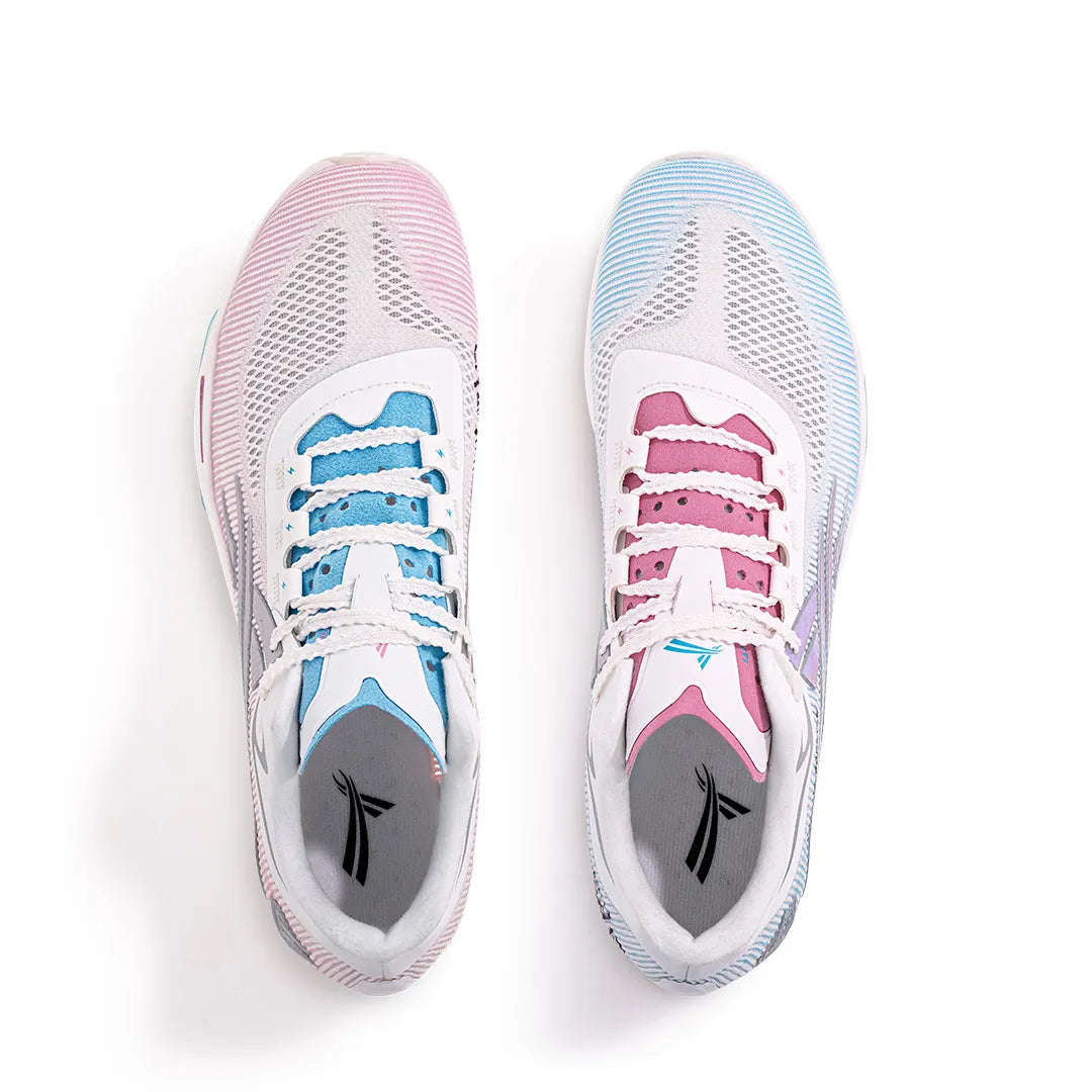 Volanti Rocket Air Cushion Spike Shoes 'Blue/Pink Mismatch'