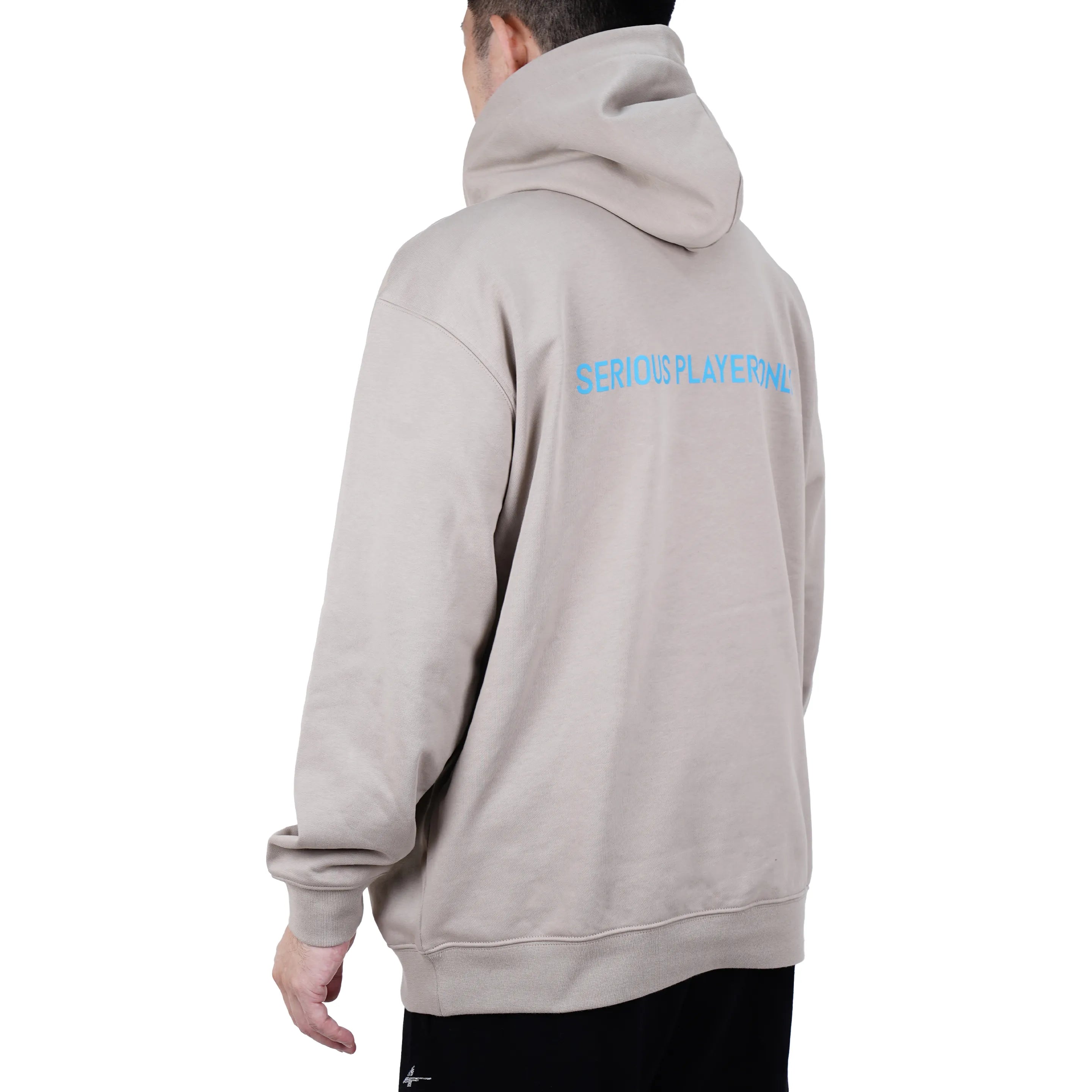 Serious Player Only x XAIVIAN Lightweight Pullover Hoodie Khaki
