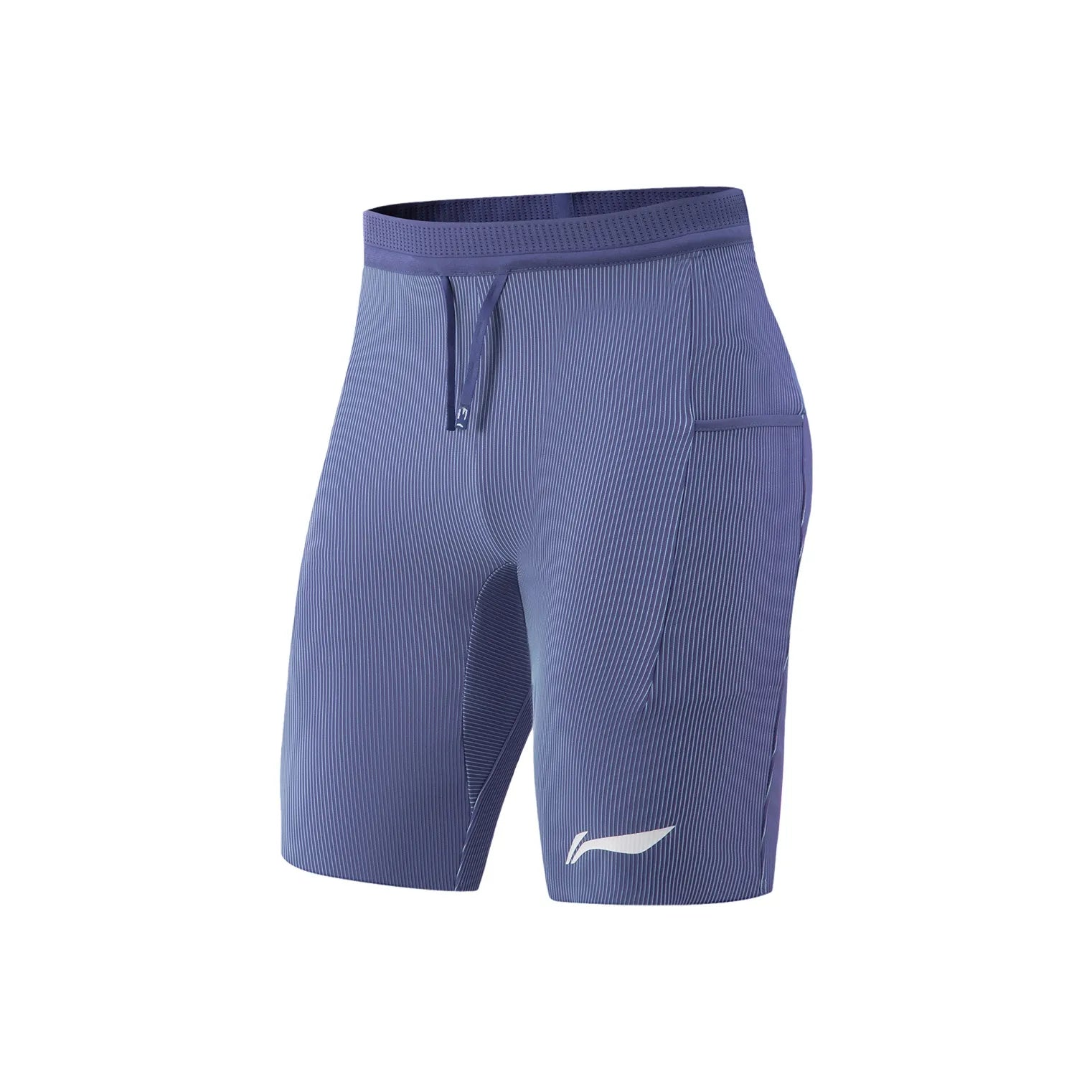 Lining Draak Vlucht Sporten compressie shorts Heren 'Black/Blue-Violet'