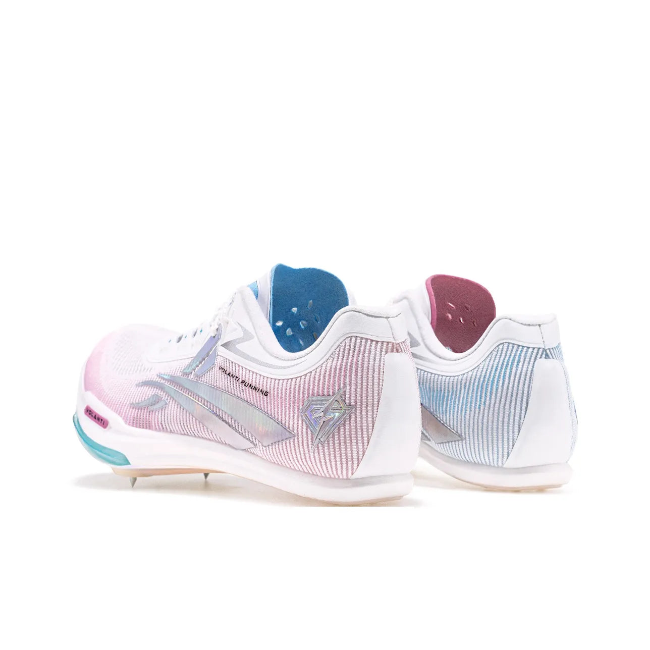 Volanti Rocket Air Cushion Spike Shoes 'Blue/Pink Mismatch'