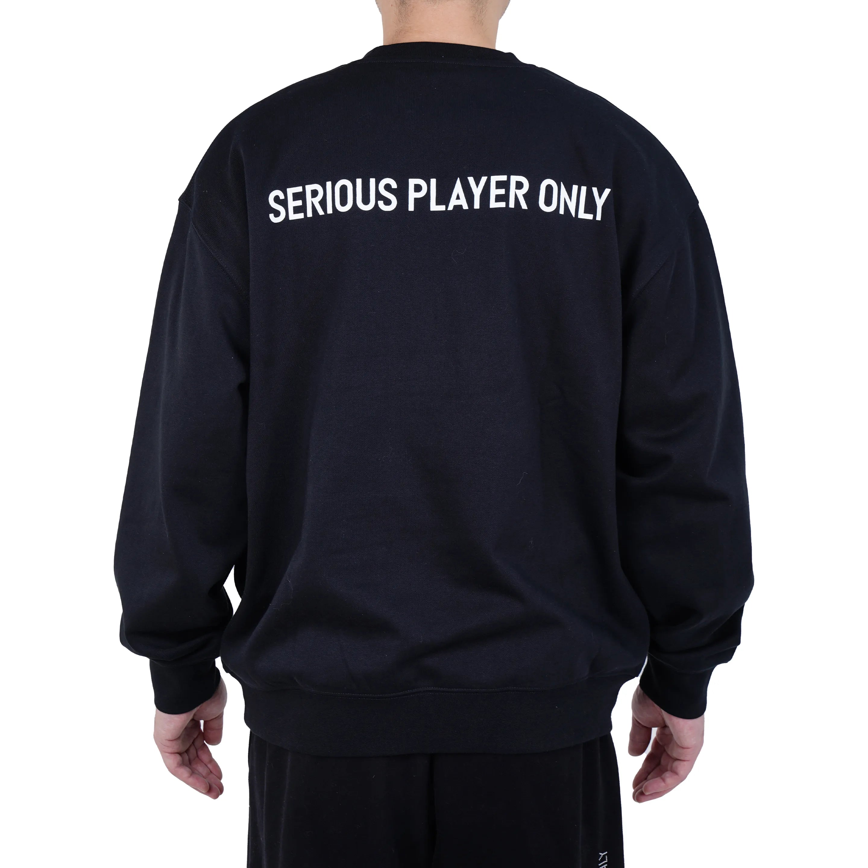 Serious Player Only x KR Pullover Sweatshirt Black