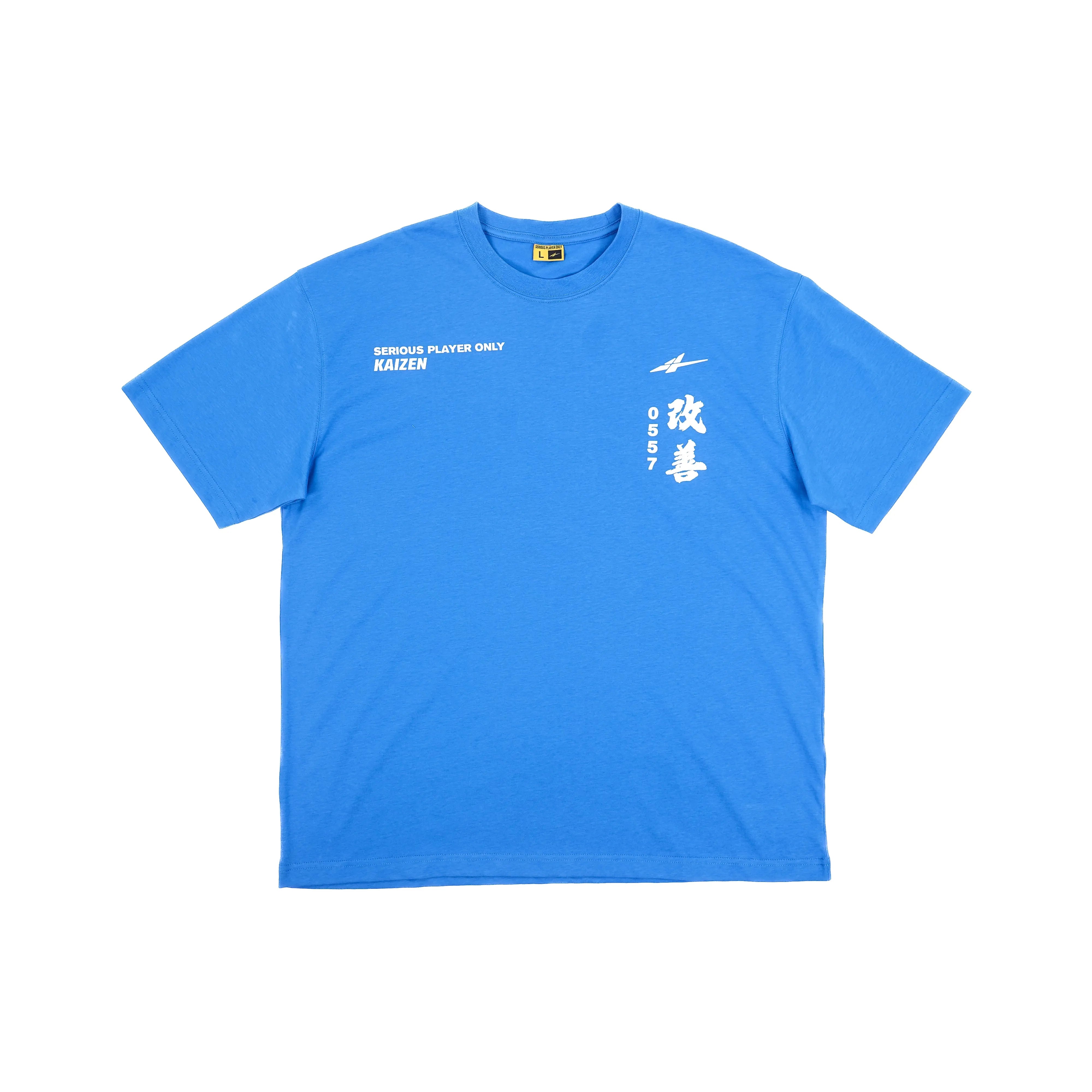 Serious Player Only Everyday Oversize Cut Short Sleeves Tee Kaizen Blue