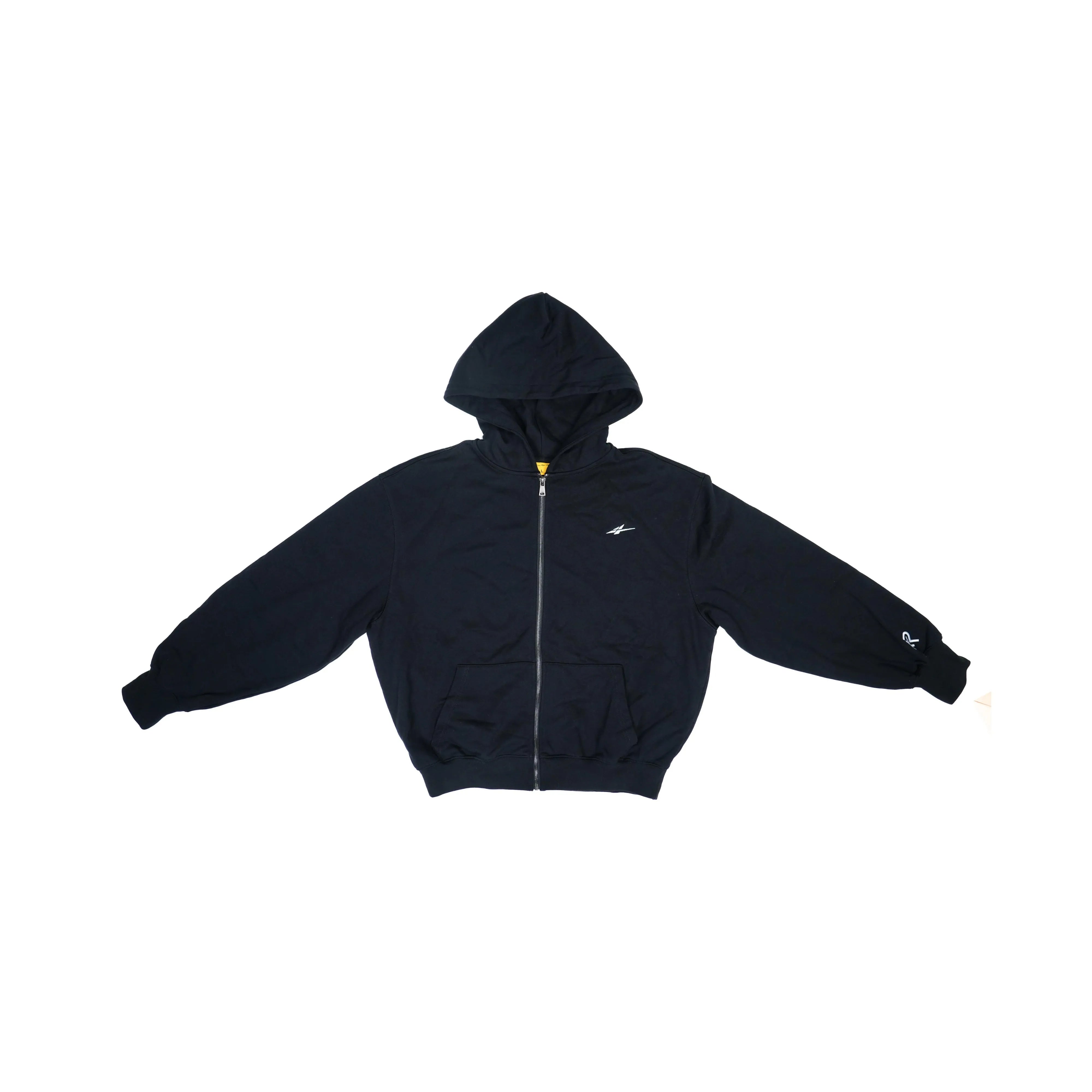 Serious Player Only Lightweight Zip Hoodie KR Black