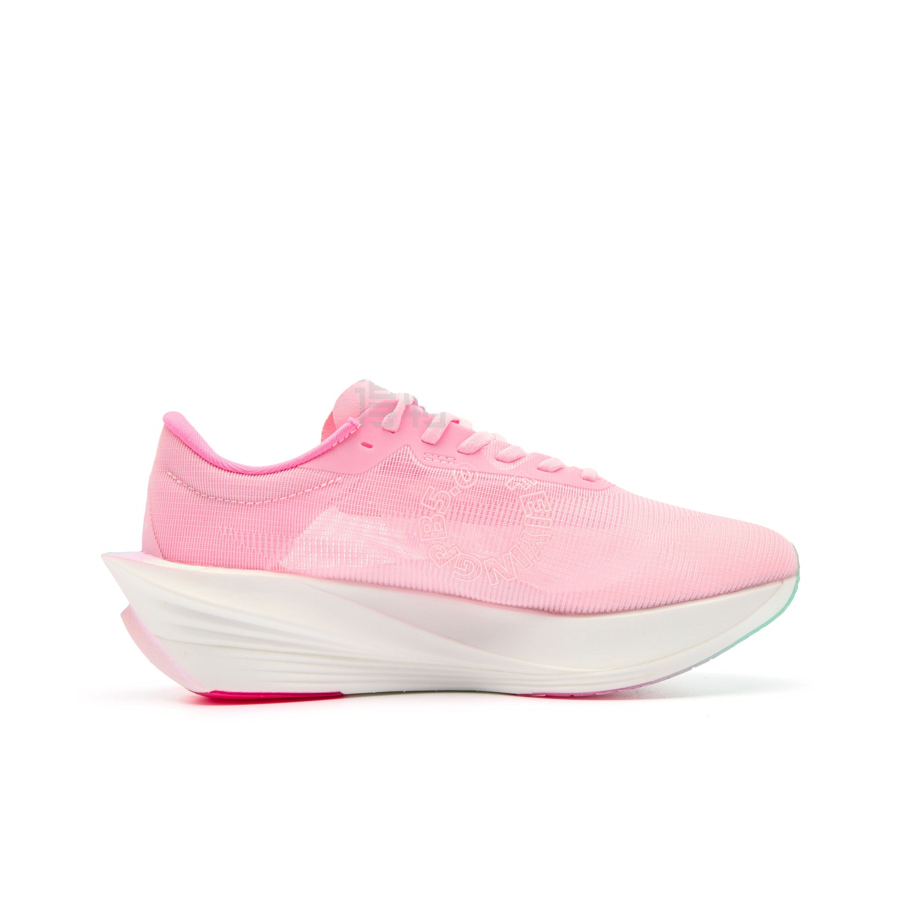 QIAODAN Feiying PB5.0 'Cherry Blossom Pink Aurora Green'「Women」 | Running Shoes