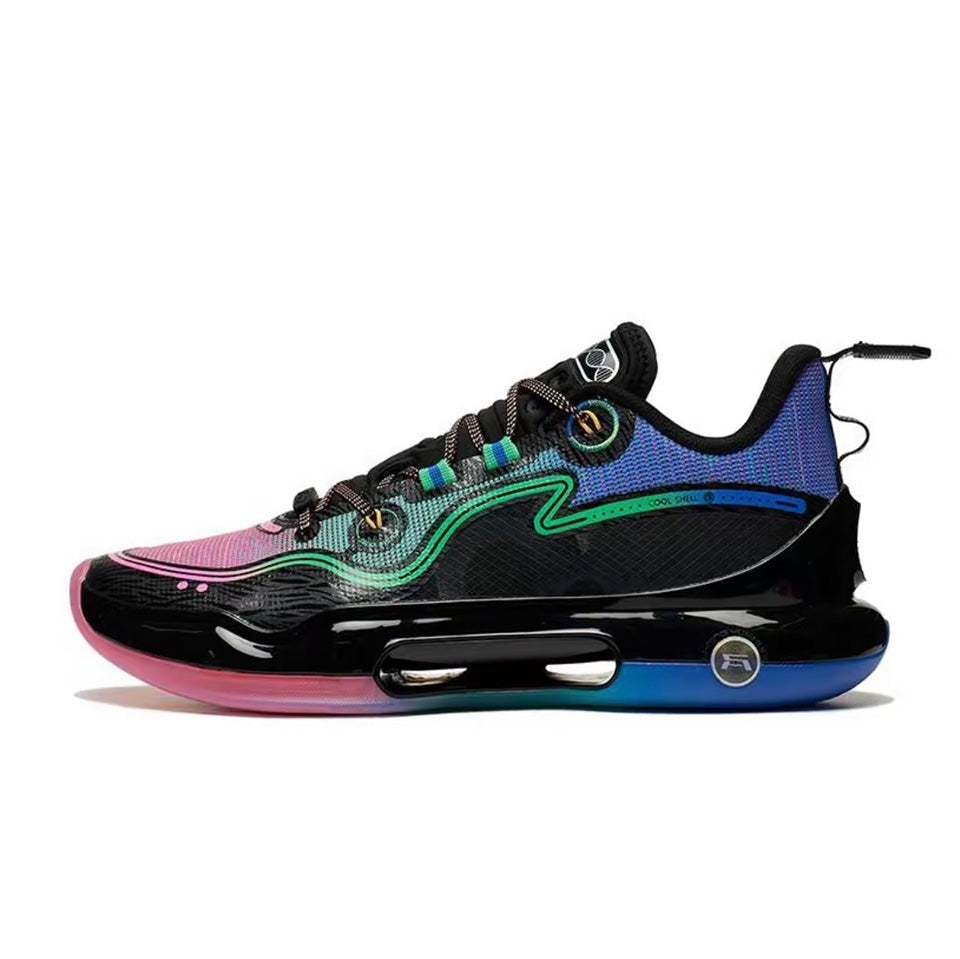 LiNing Yushuai Evolution Low ‘Black Pink Blue’ - Kicksown store