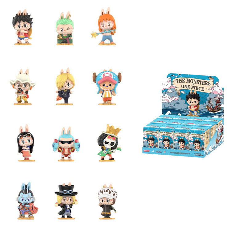 POP MART Labubu The Monsters X One Piece Series Single Mystery Box - Kicksown store