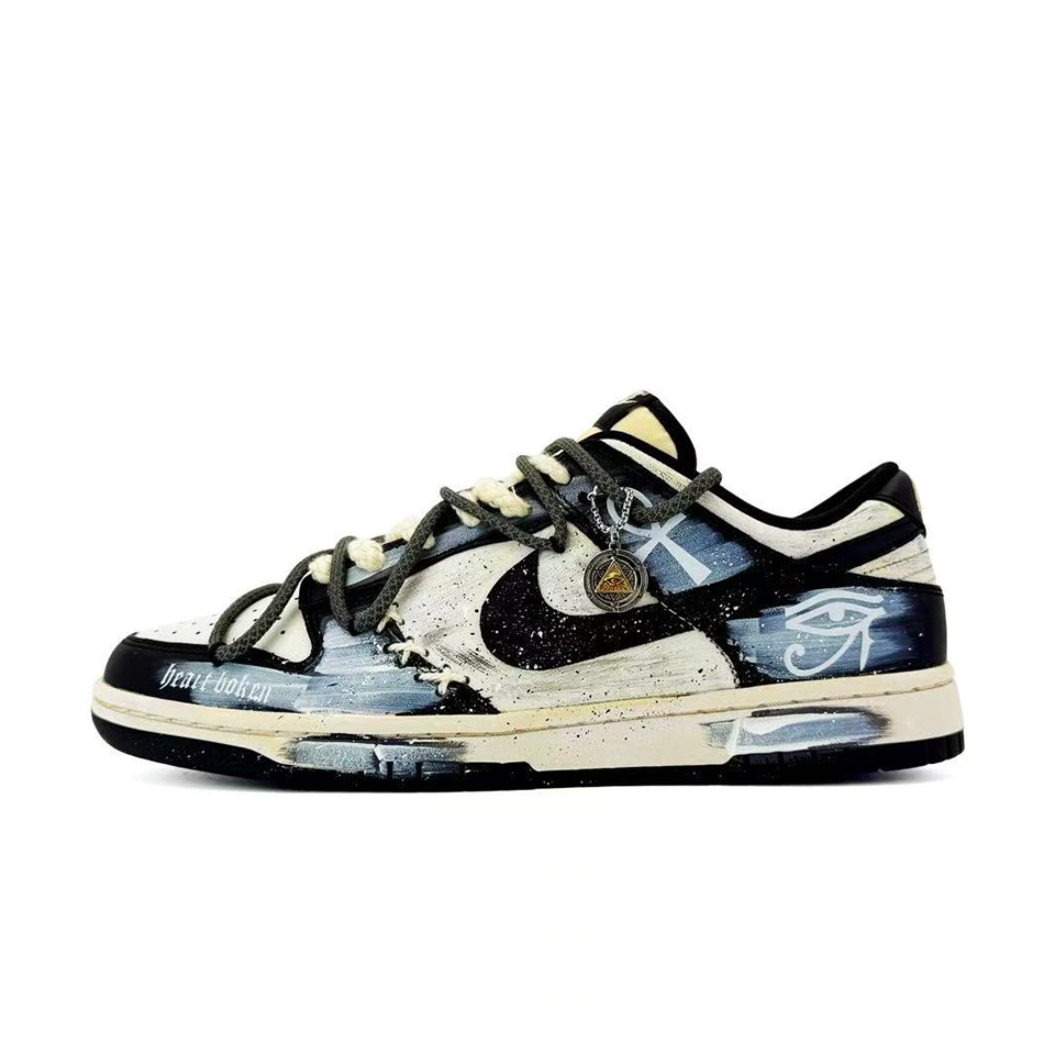 Nike Dunk Low Top 'Mystic Pharaoh' [Customized]