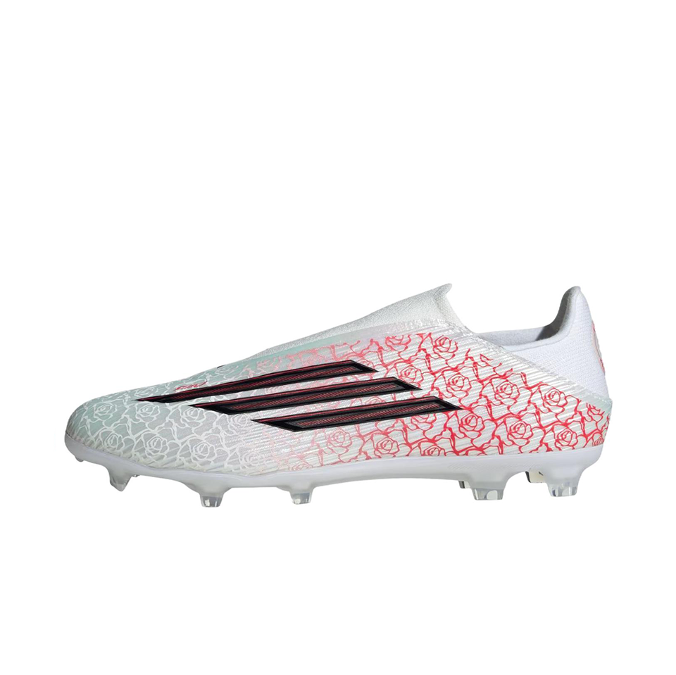 Adidas Lamine Yamal x Adidas F50 League Laceless Fg Mg 'White Black Lucid Red'