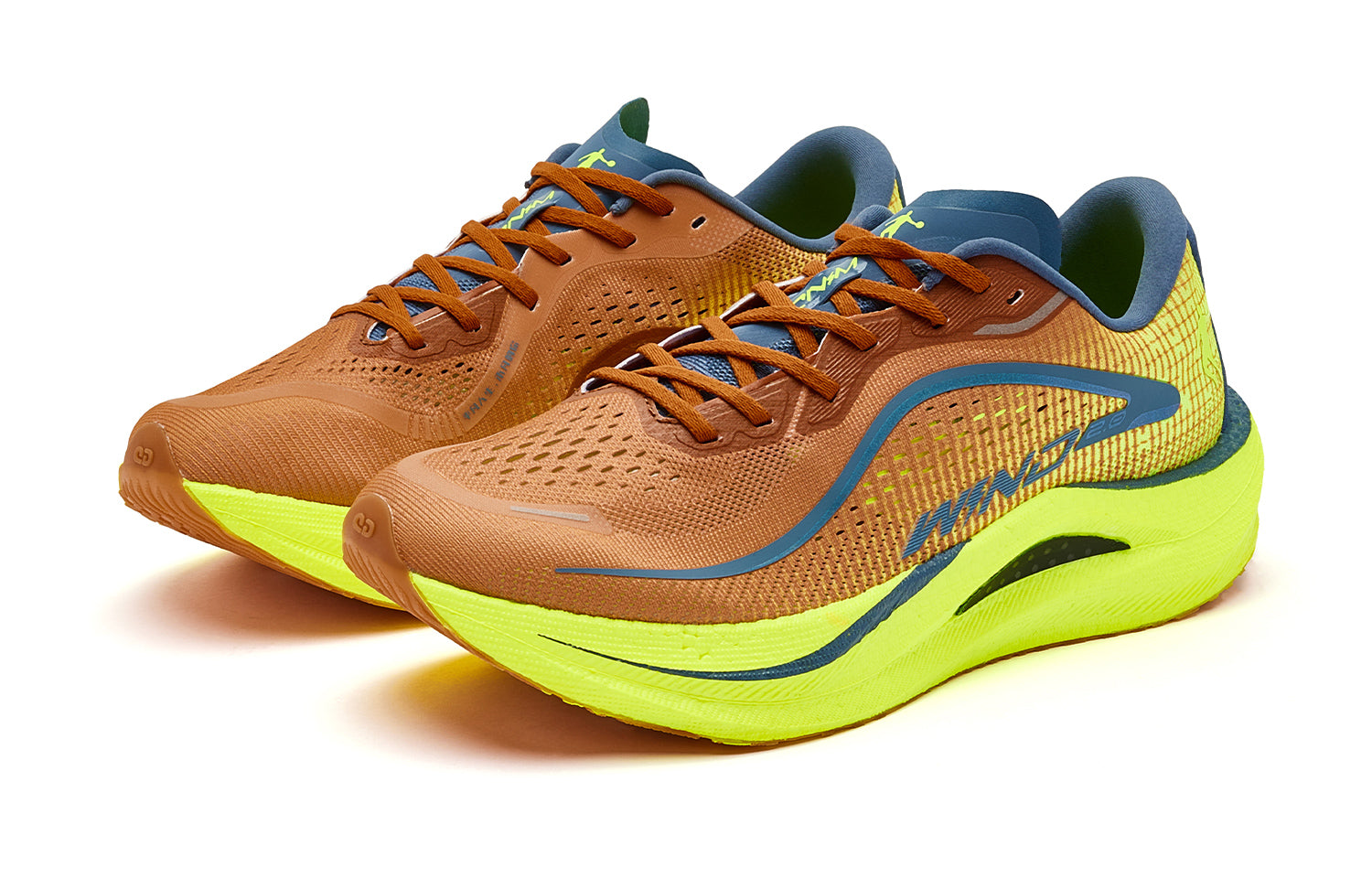 QIAODAN Wind-Running 2.0 Hardloopschoenen 'Bright Yellow'