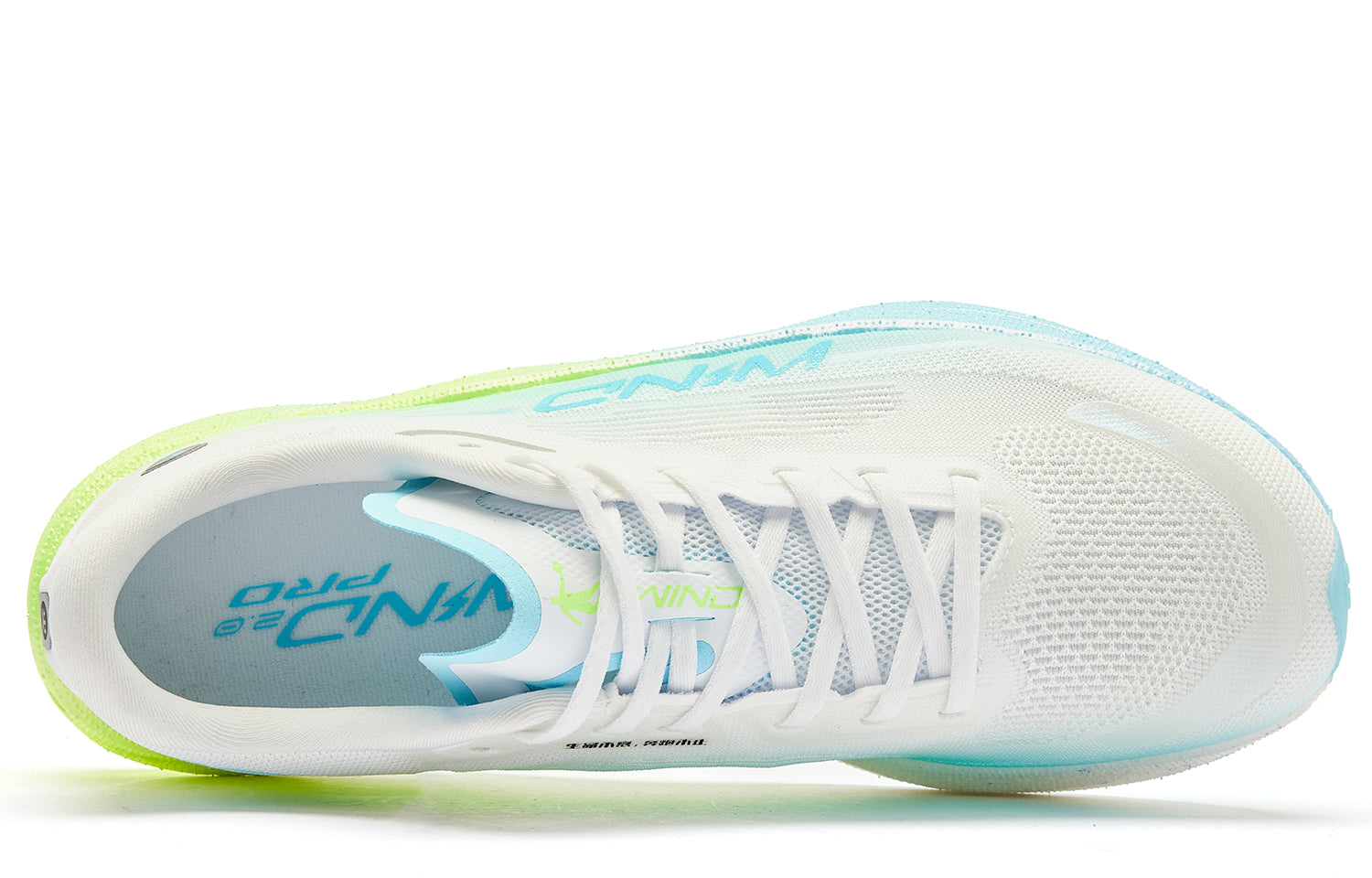 QIAODAN Wind-Running 2.0 PRO Hardloopschoenen 'Jordan White Neon Yellow'「Dames」