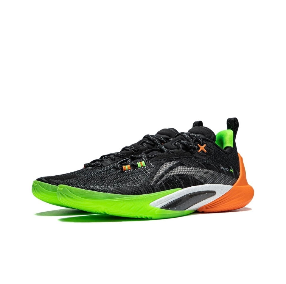 LiNing Speed 10 ‘Black/Green/Orange' - Kicksown store
