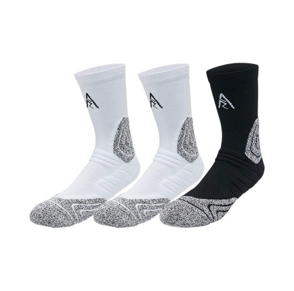 AR logo Rigorer Austin Reaves Basketball Socks Pro Success Package(Three pair of packages) - Kicksown store