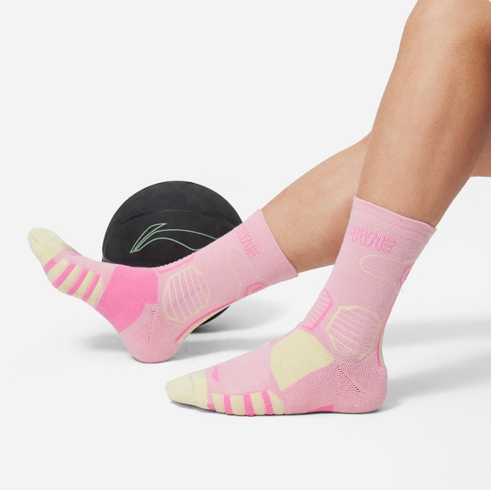 LiNing BadFive Basketball Socks(One pair of packages) - Kicksown store