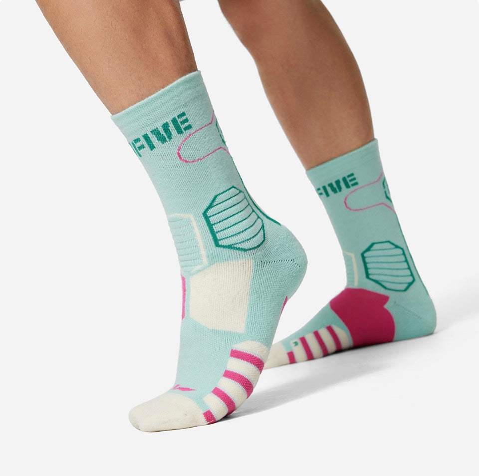 LiNing BadFive Basketball Socks(One pair of packages) - Kicksown store