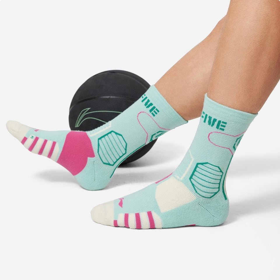 LiNing BadFive Basketball Socks(One pair of packages) - Kicksown store