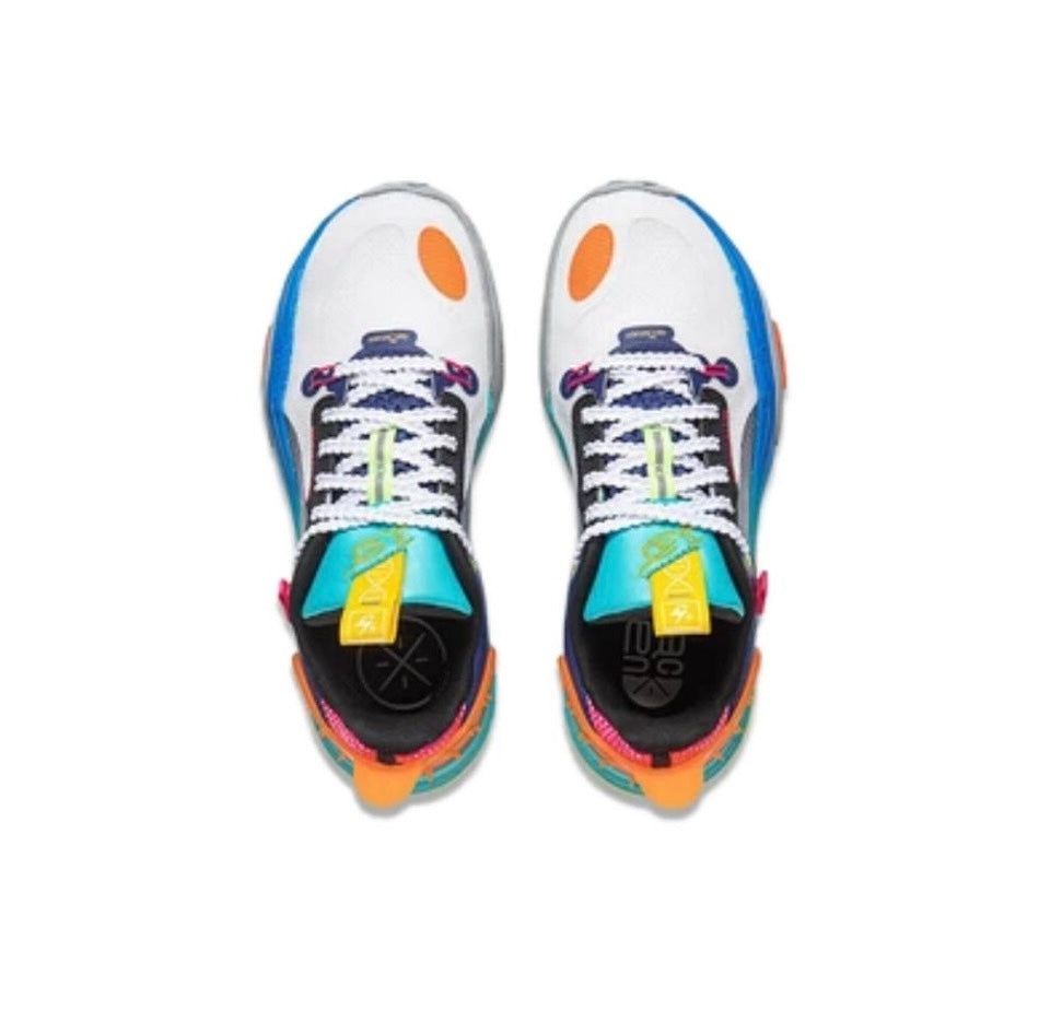 LiNing Wade All City 11 ‘White Blue Green'「Kids」 - Kicksown store