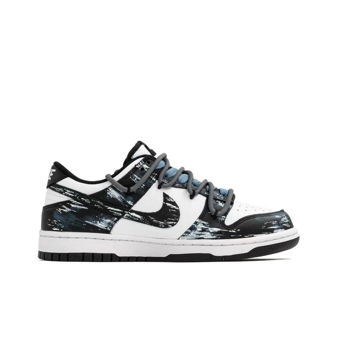 Nike Dunk Low Top 'Ink Star Glow' [Customized]