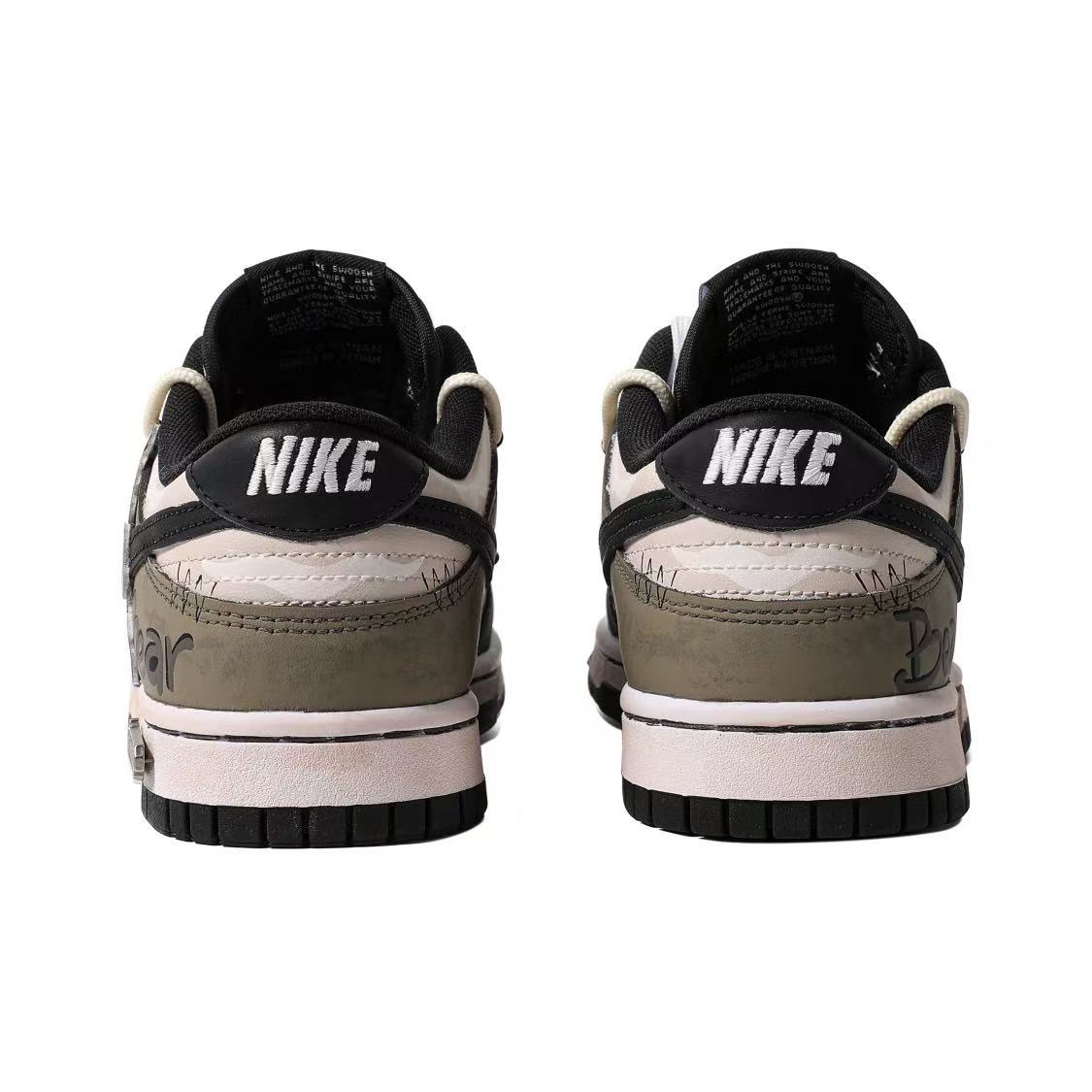 Nike Dunk Low Top 'Ragdoll Bear' [Customized]