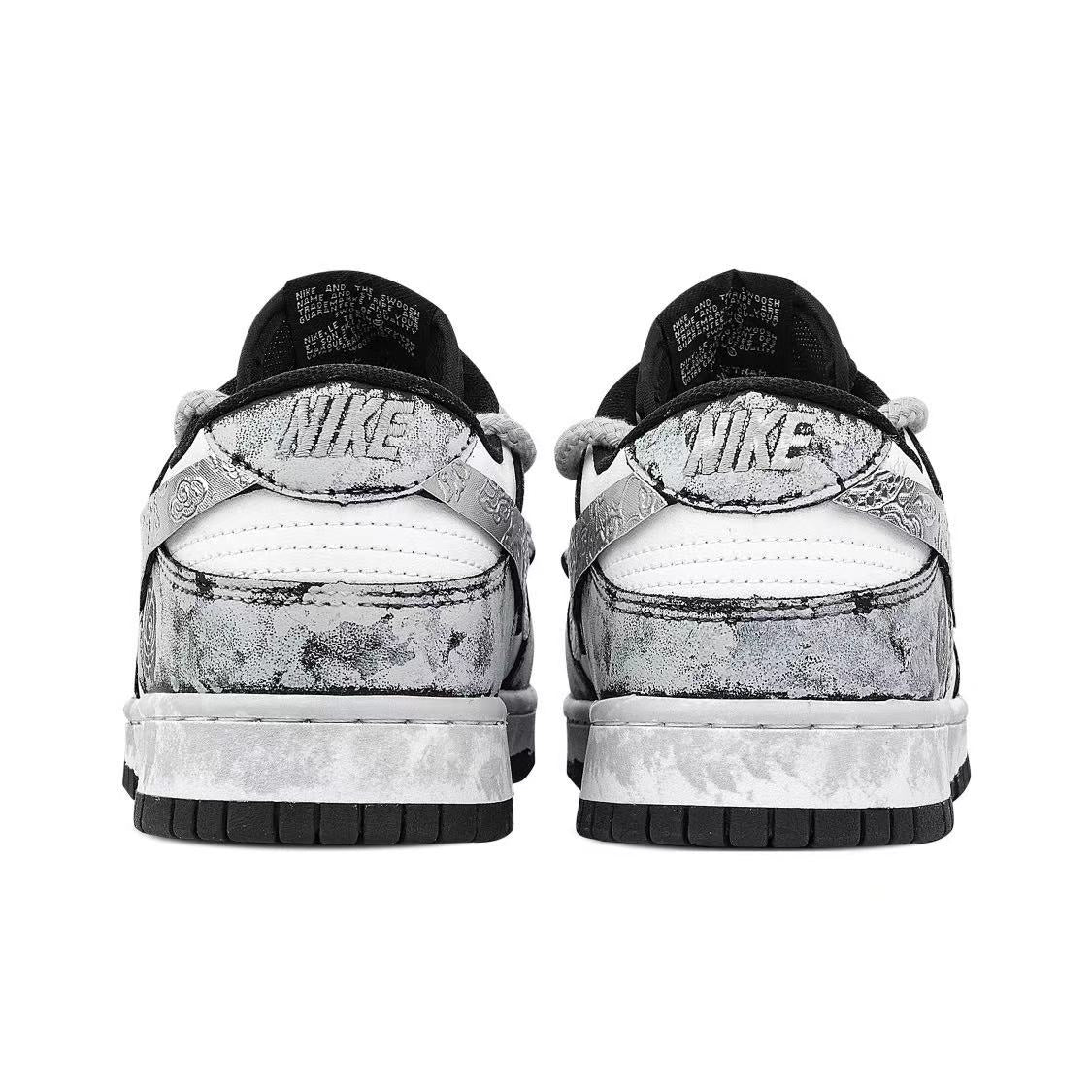 Nike Dunk Low Top 'Silver Bloom' [Customized]
