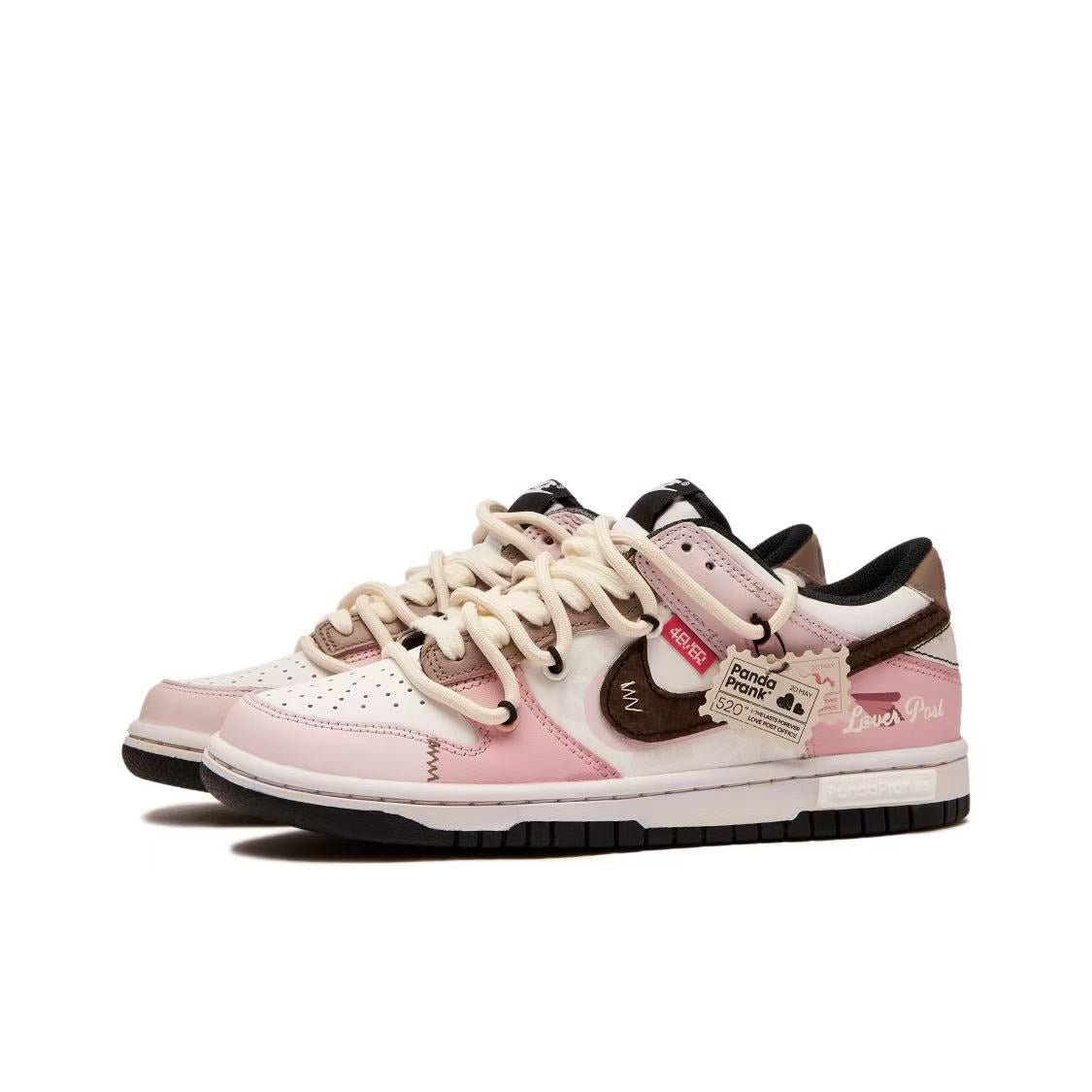 Nike Dunk Low Top 'Heart Rose' [Customized]