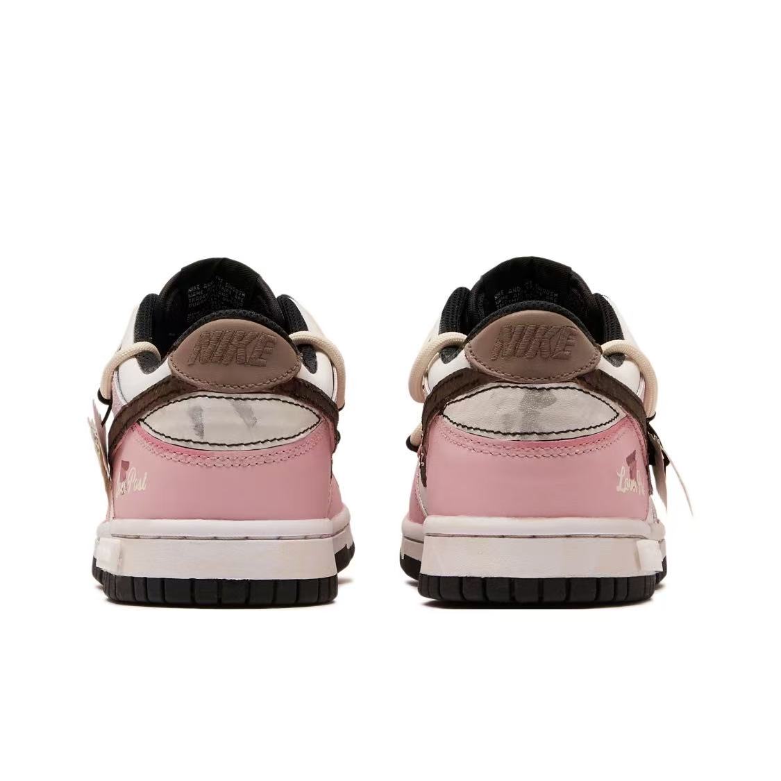 Nike Dunk Low Top 'Heart Rose' [Customized]