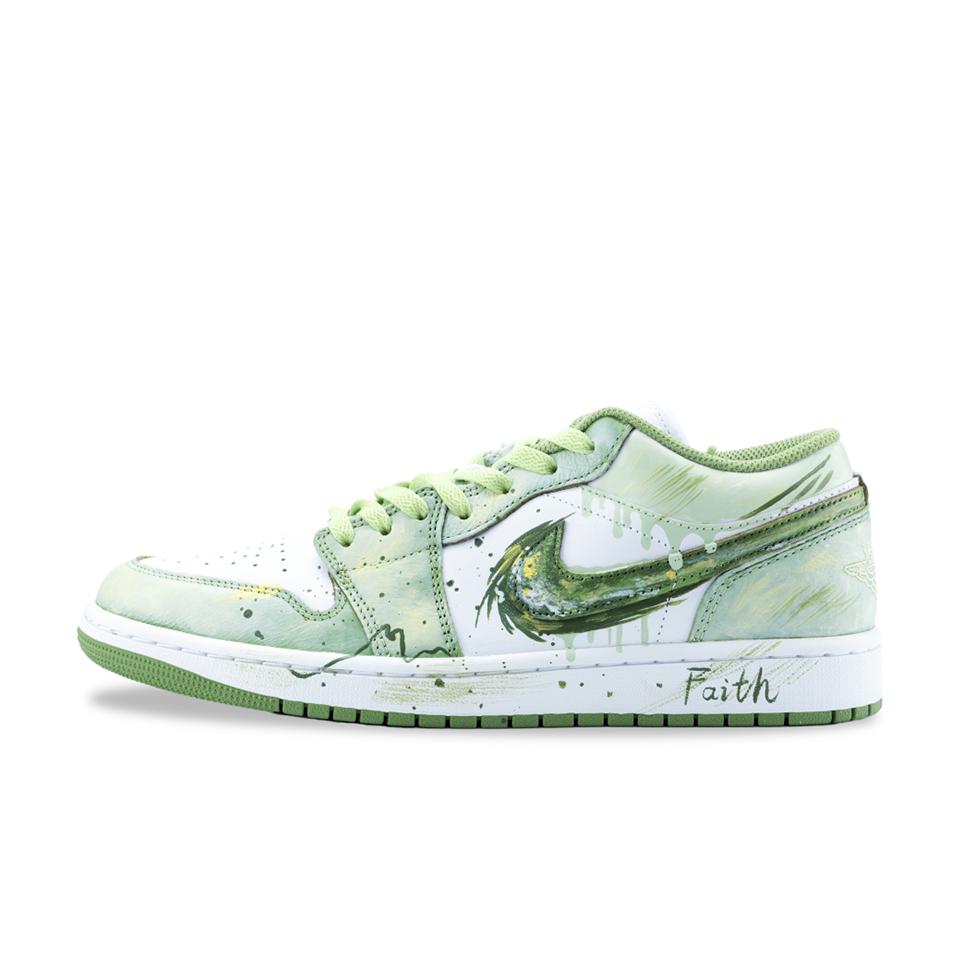 Jordan Air Jordan 1 'Green Splash' [Customized]