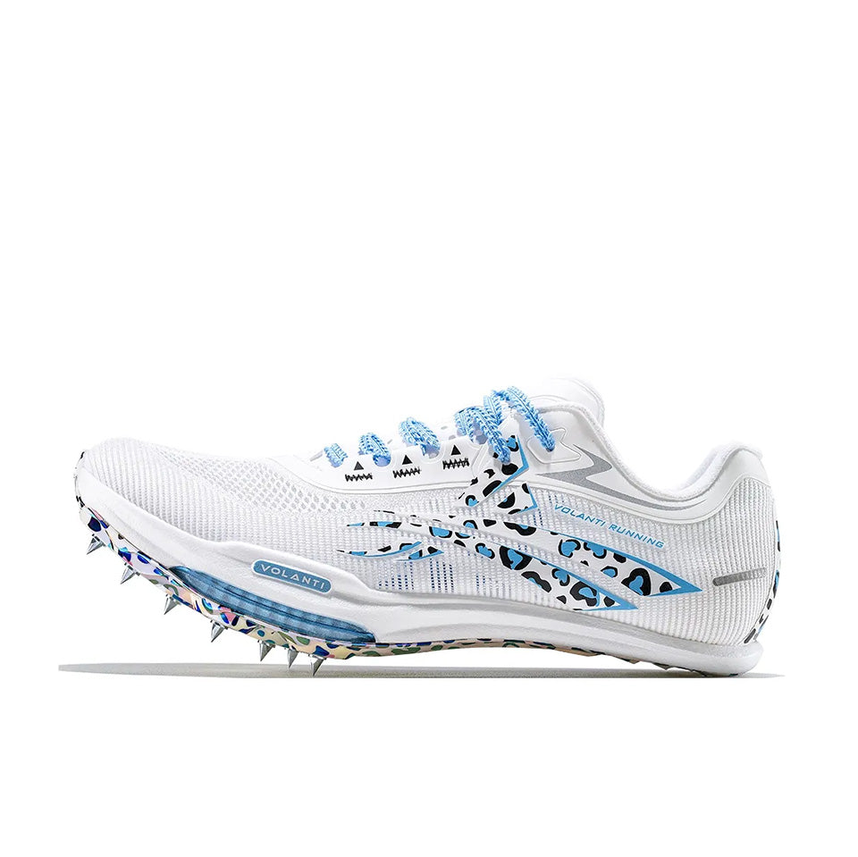 Volanti Rocket Air Cushion Spike Shoes 'Leopard Blue Diamond'