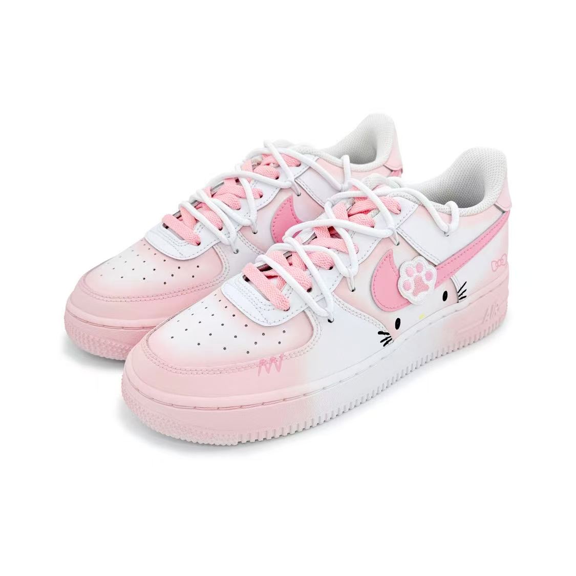 Jordan Air Force 1 'Momo Kitty' [Customized]