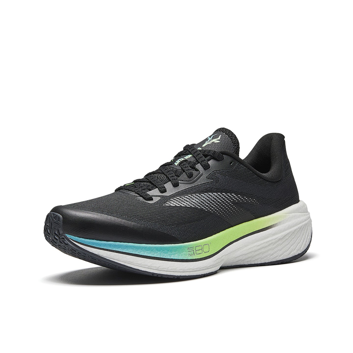 Anta Zone 2 Heart Rate 90 'Black Green Silver' | Running Shoes