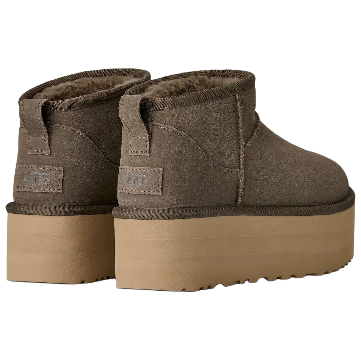 UGG Classic Ultra Mini 'Black Brown' 「Women」